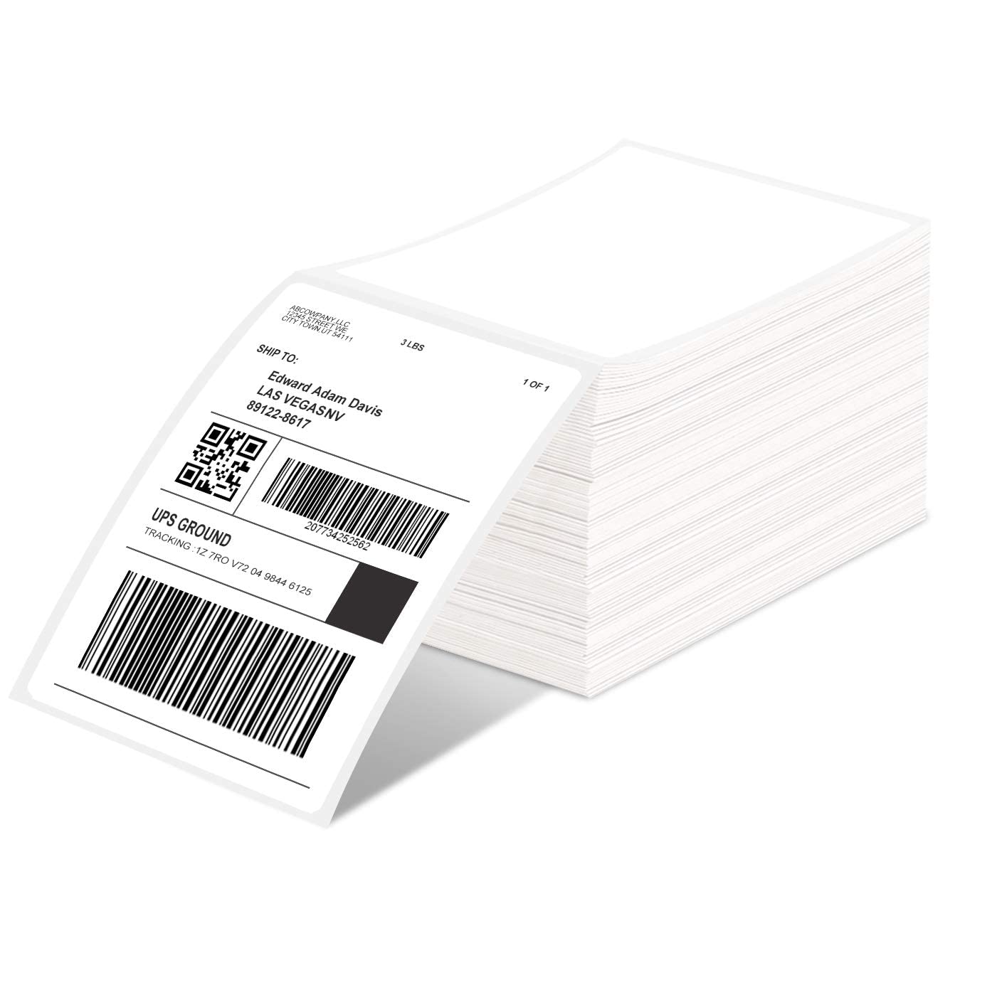 Phomemo 4x6 Thermal Label Printer Paper - 500 PCS White 4
