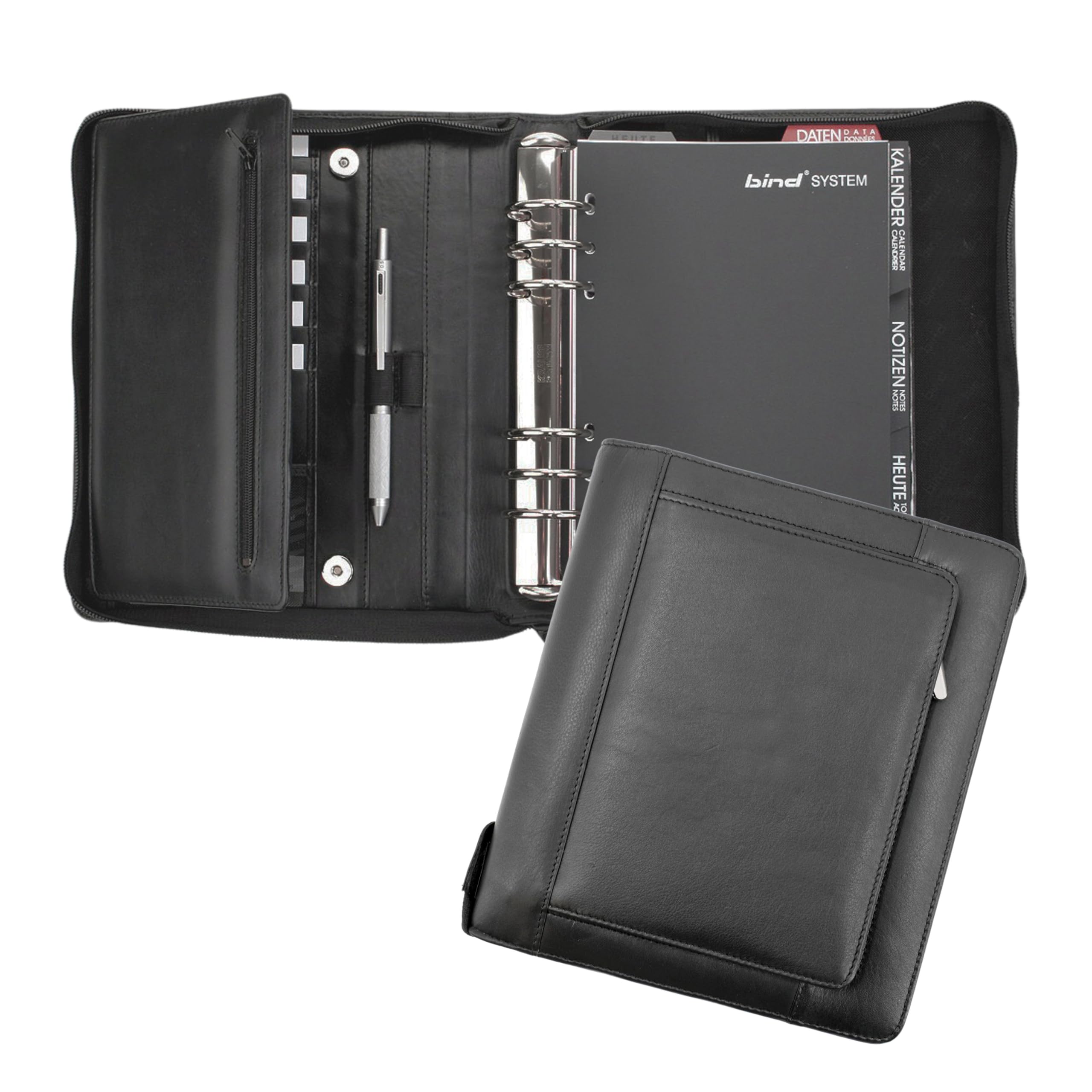 System Planner T 300 - Manager Planner A5 Black | 高效办公日程本，商务会议记录，项目管理工具