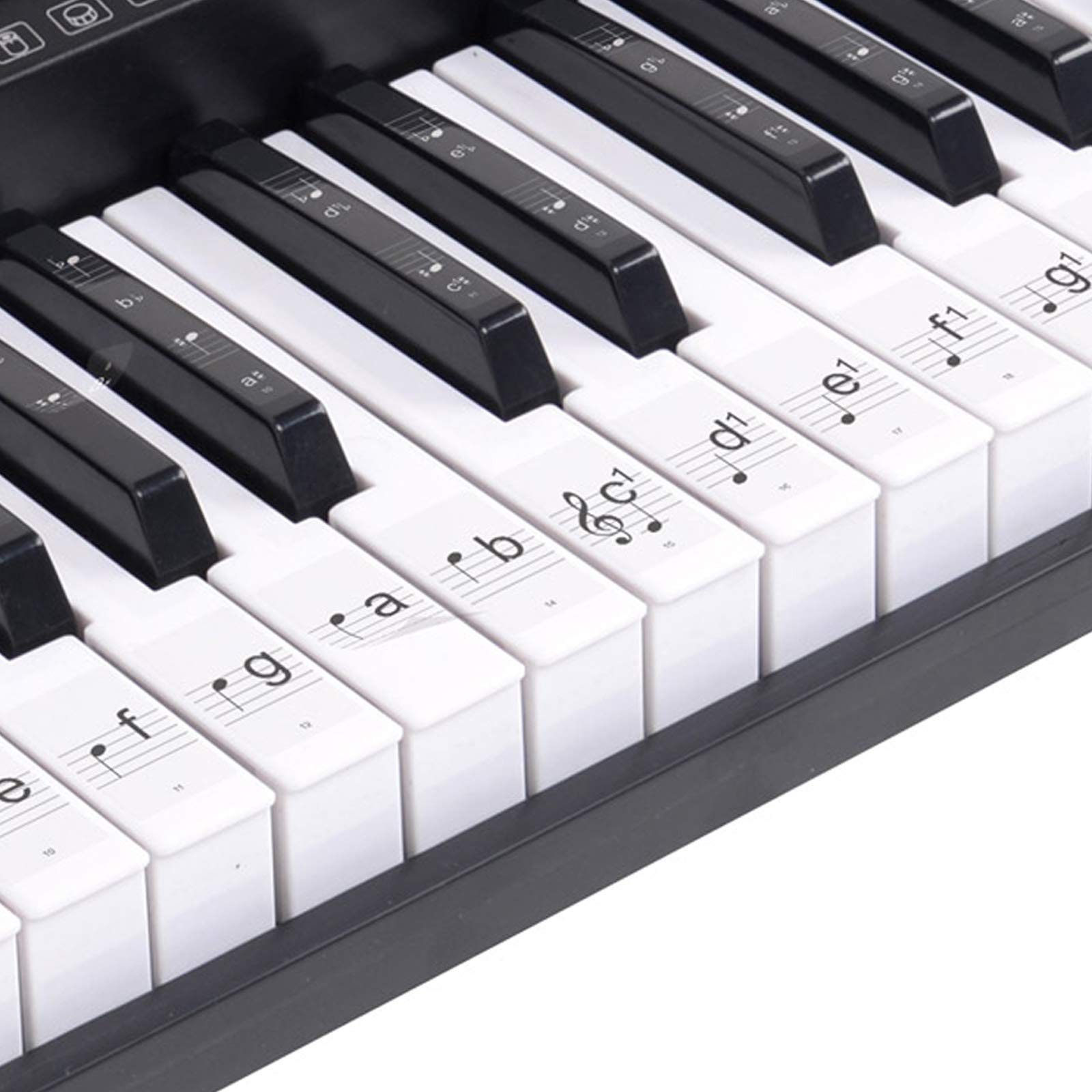 Hamzer 61-Key Portable Electronic Keyboard Piano with LED Lighted Keys, Built-In Speakers, Stand & Bench - Complete Beginner Piano Set for Home Learning & Practice | Perfect for Kids, Adults & Music Enthusiasts