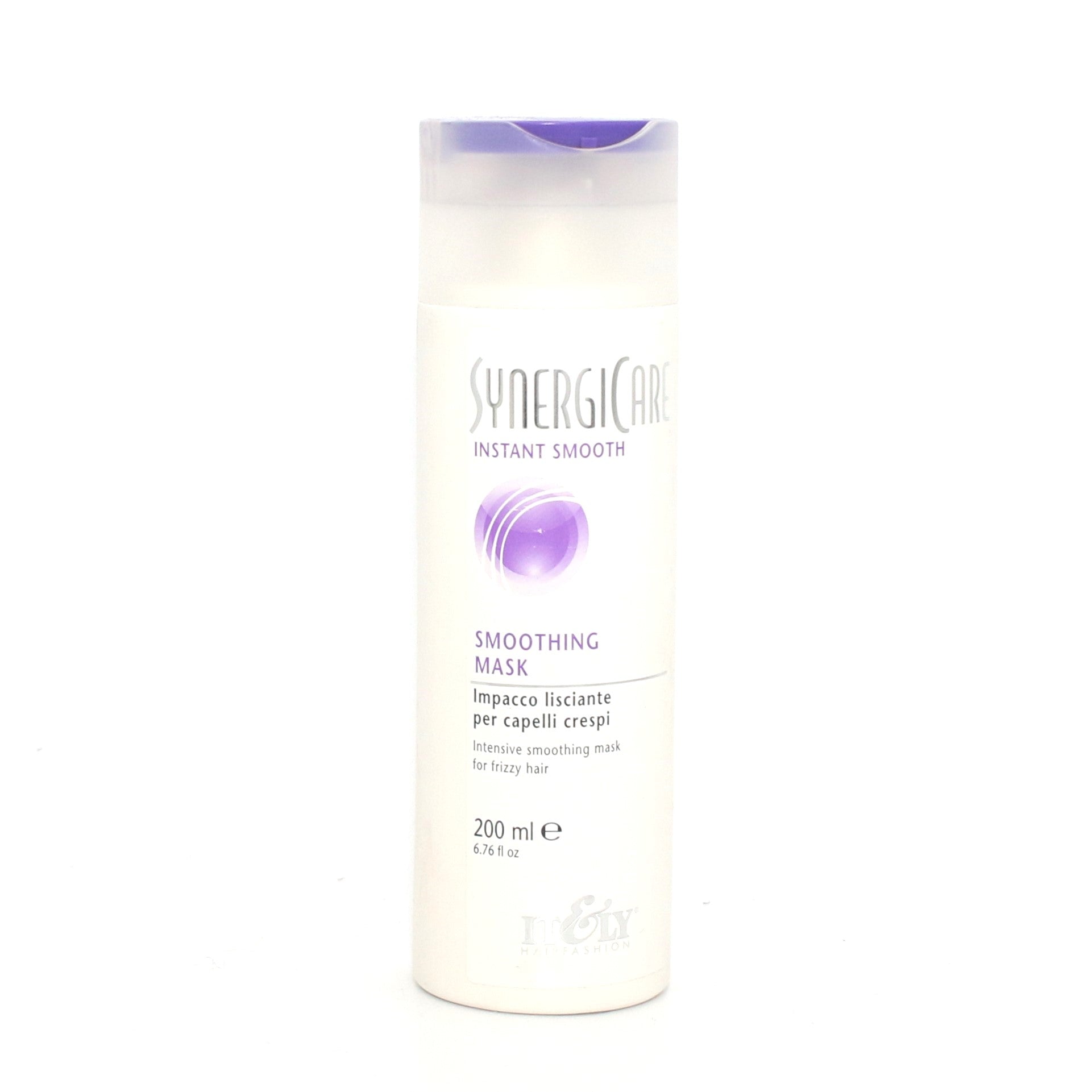 Italy SynergiCare Instant Smooth Smoothing Hair Mask - 6.76 oz for Frizz Control & Shine - Perfect for Damaged, Dry Hair at Home or Salon