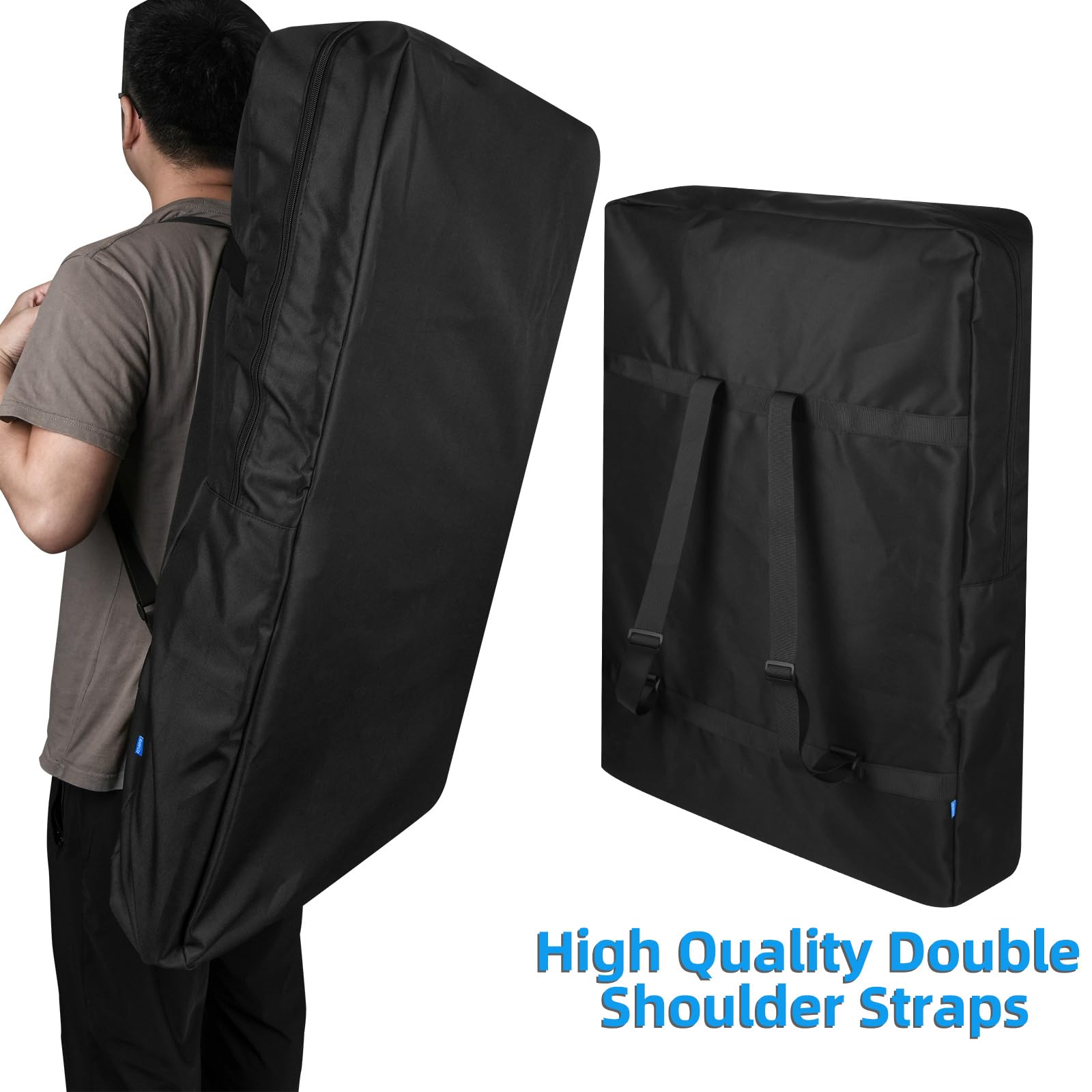 **Xxerciz Replacement Carry Bag for Folding Chairs – Adjustable Shoulder Strap & Zippered Storage – Compatible with Camp Chairs, Lounge Chairs, Zero Gravity Chairs – Perfect for Patio, Camping, Travel & Outdoor Storage**