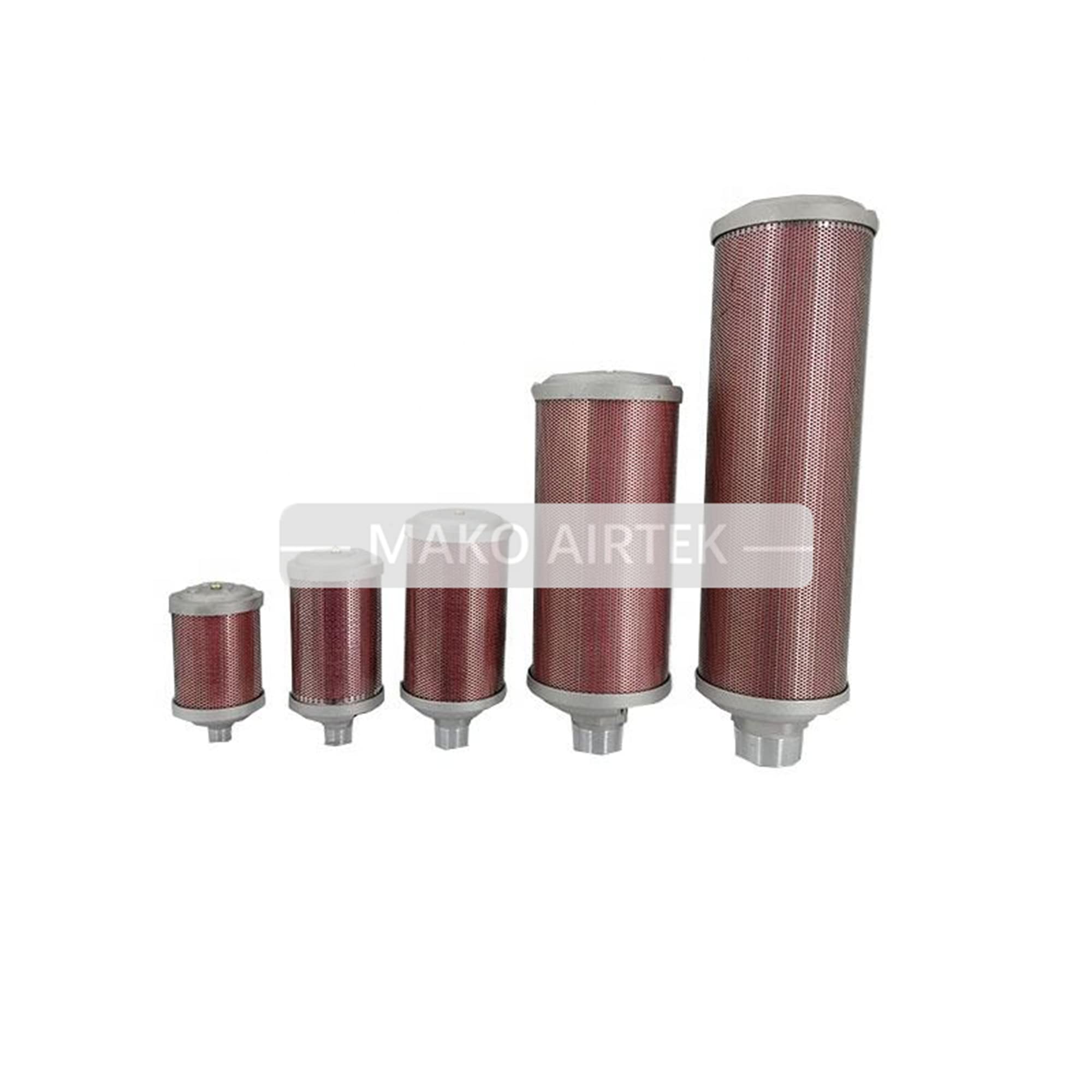 High-Performance Exhaust Muffler for Air Compressor, Dryer, Diaphragm & Vacuum Pump - Noise Reduction Silencer (XY-07) - Ideal for Workshops, Factories & Industrial Applications