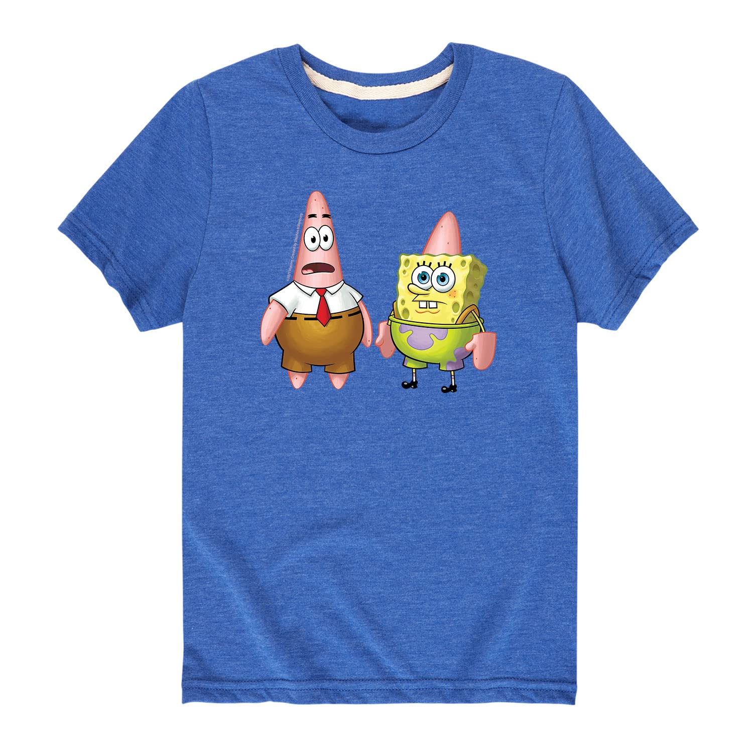 Spongebob Squarepants Graphic T-Shirt for Toddlers & Youth - Soft Cotton Short Sleeve Tee - Fun Cartoon Character Shirt for Kids - Perfect for Playdates, School & Birthday Parties