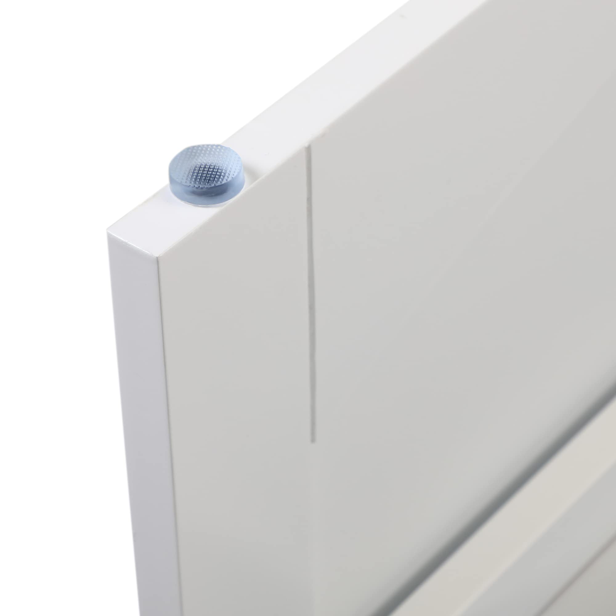 Foldable Sewing Table with Storage & Locking Wheels - Modern Craft Workstation with Shelves & Magnetic Doors - Space-Saving White Sewing Desk for Small Rooms | Perfect for Quilting, DIY Projects & Home Crafting