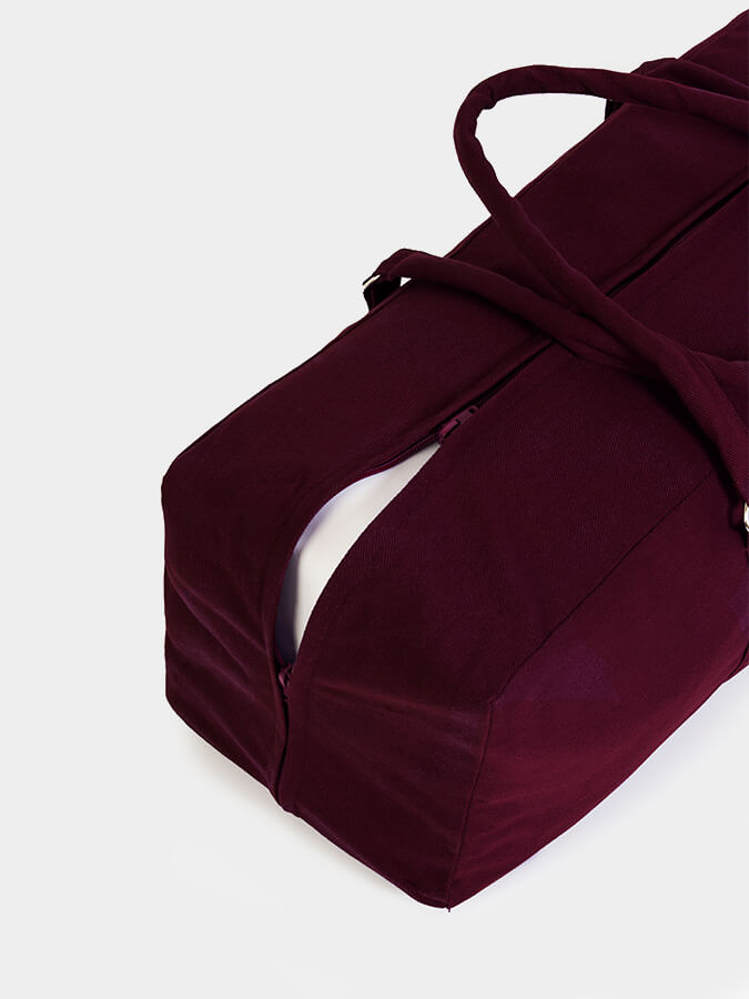 GOTS Certified Organic Cotton Yoga Bag - Eco-Friendly Yoga Equipment Storage for Studio & Travel - Perfect for Yoga Mats, Blocks, and Accessories