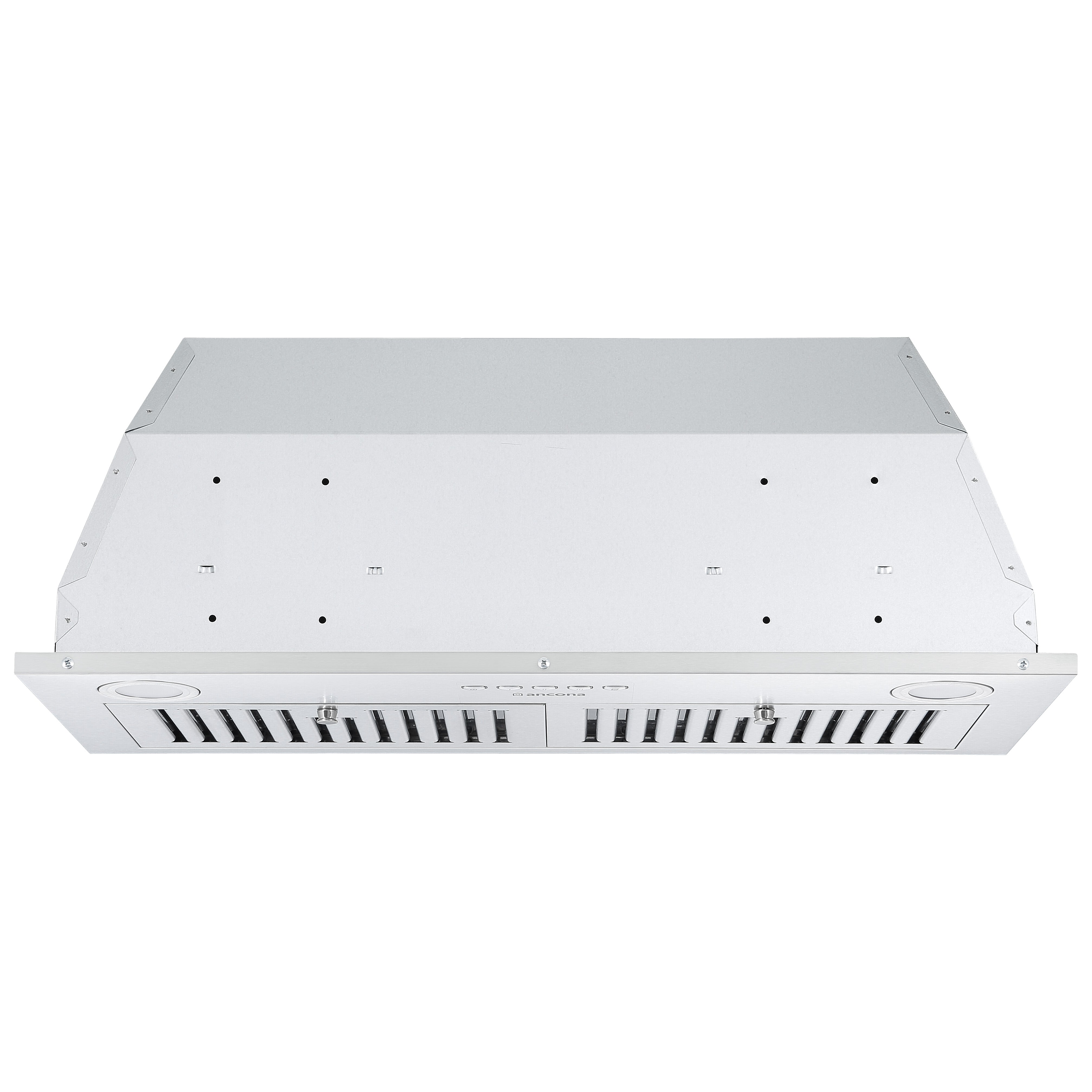 Ancona 28-inch 600CFM Stainless Steel Built-In Range Hood - Powerful Kitchen Ventilation for Smoke & Odor Removal - Perfect for Modern Home Cooking & Grilling