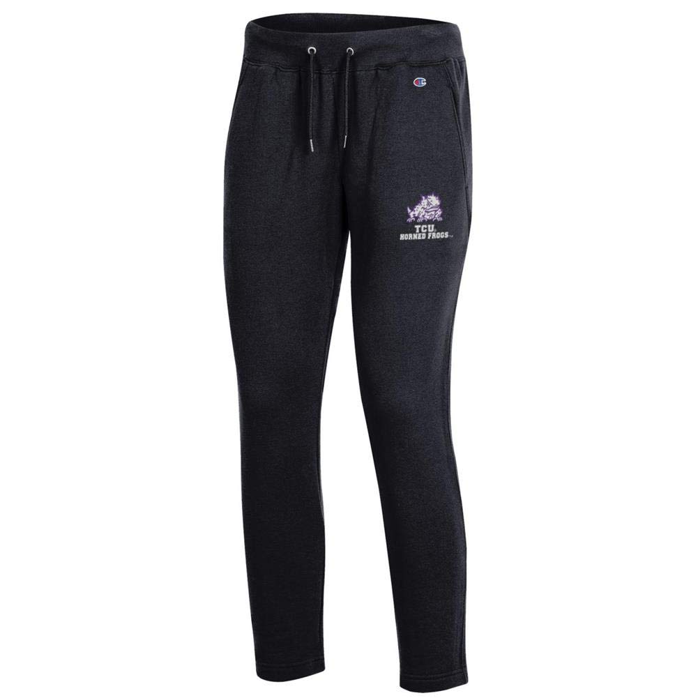 Champion Women's TCU Texas Christian University Fleece Sweatpants - Soft & Comfortable for Casual Wear, Lounging & Workouts