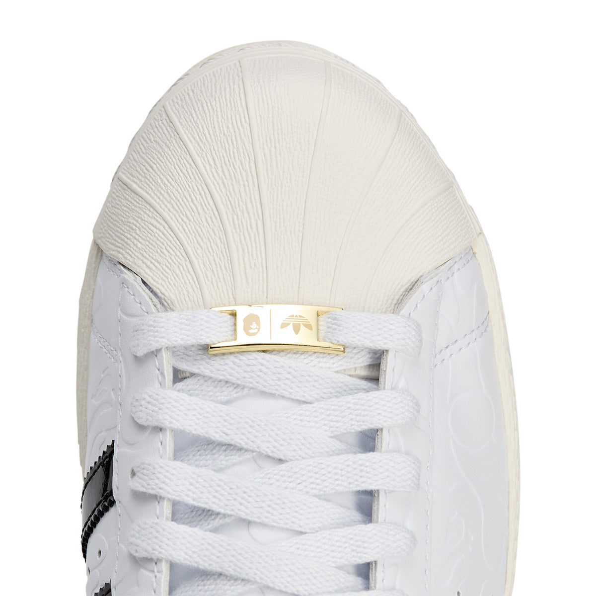 BAPE Superstar Vintage Sneakers - White & Black Retro Style Shoes for Men | Streetwear Fashion & Casual Wear