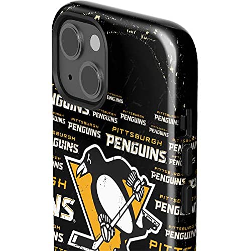 Skinit Impact Phone Case for iPhone 13 - Officially Licensed NHL Pittsburgh Penguins Blast Design | Durable Protection for Hockey Fans | Perfect for Game Days & Everyday Use