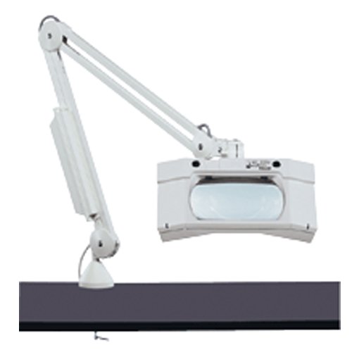 JSP Magnifier Lamp Desk with 80 LED Lights, 3 Diopter Lens, 110V/220V Dual Voltage - Perfect for Reading, Crafts, Jewelry Making & Detailed Work