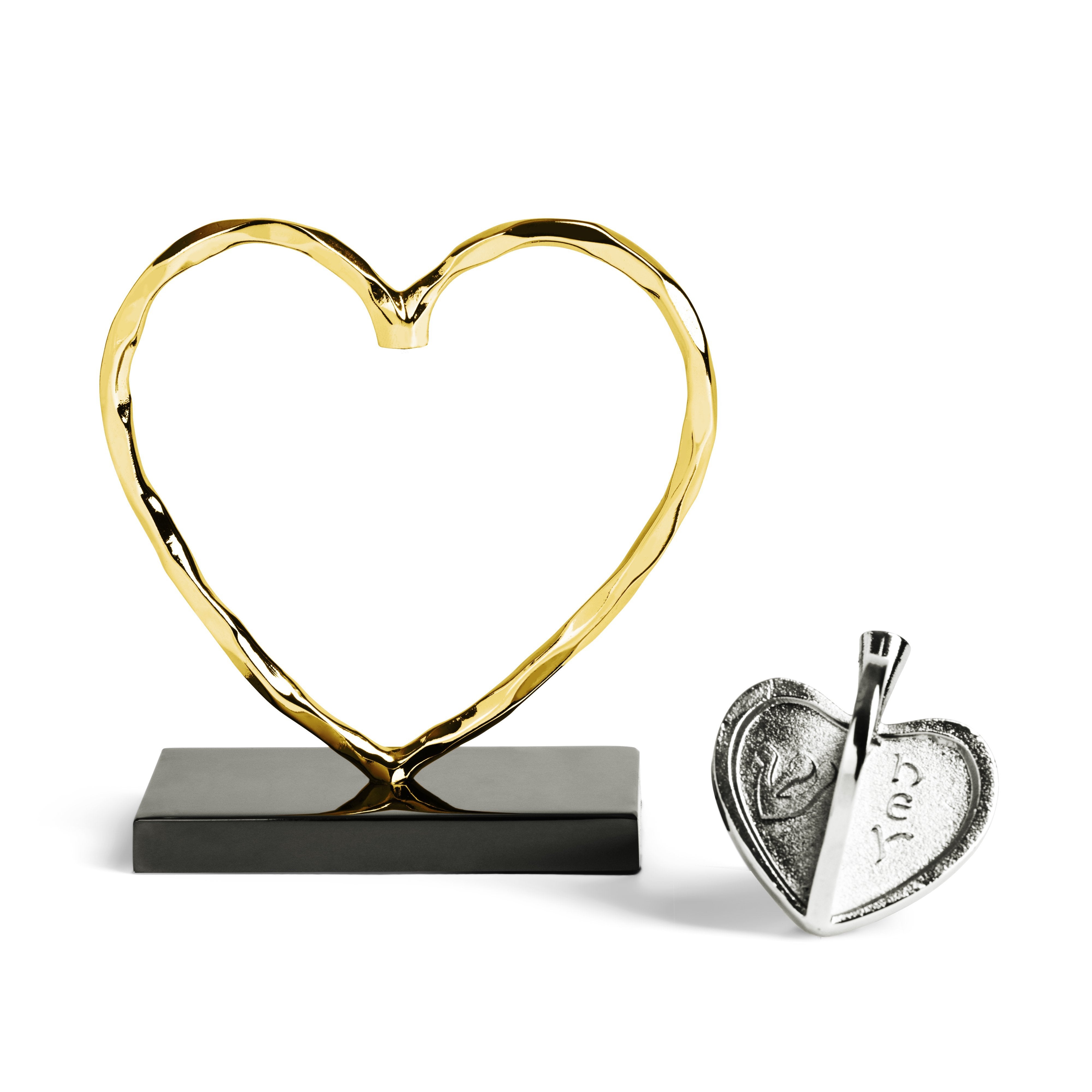 Beautiful Heart Dreidel Spinning Top - Hanukkah Game & Jewish Holiday Gift for Kids & Adults - Perfect for Family Gatherings & Holiday Celebrations