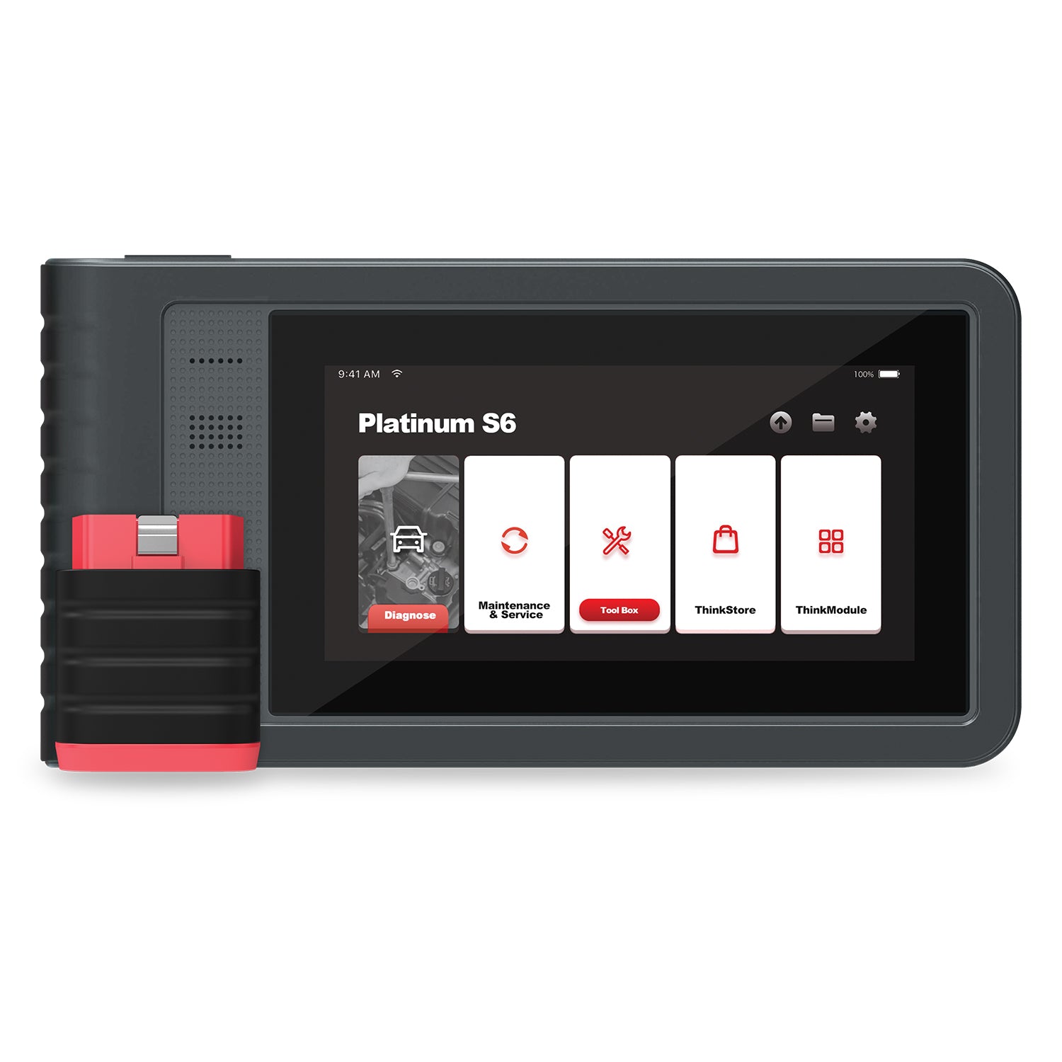 PLATINUM S6 6-Inch OBD2 Scanner - Full System Car Diagnostic Tool with 28 Maintenance Resets | Read & Clear Check Engine Light, ABS, SRS Codes | Perfect for Mechanics & DIY Auto Repairs at Home or Garage