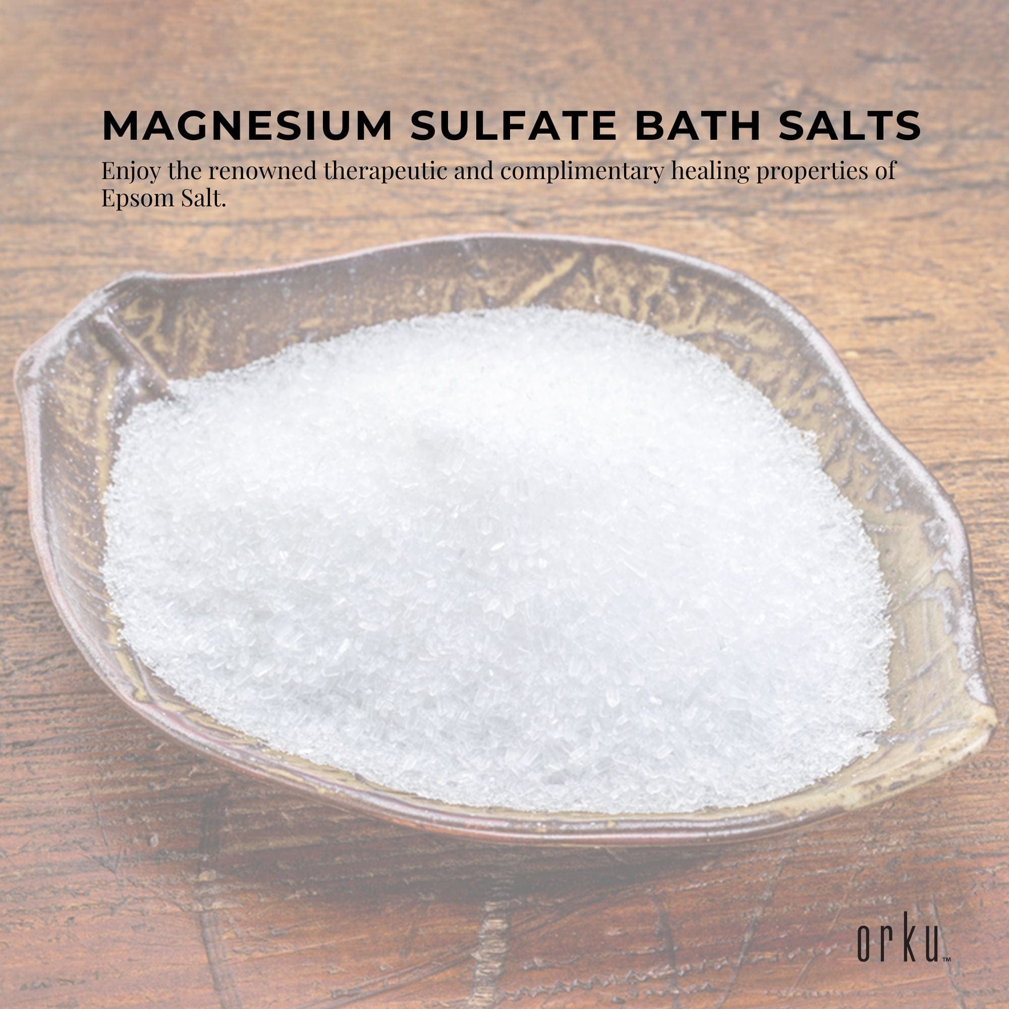1.3kg USP Pharmaceutical Grade Epsom Salt - Magnesium Sulfate Bath Salts for Relaxation, Muscle Relief & Detox | Perfect for Spa, Bath & Foot Soak