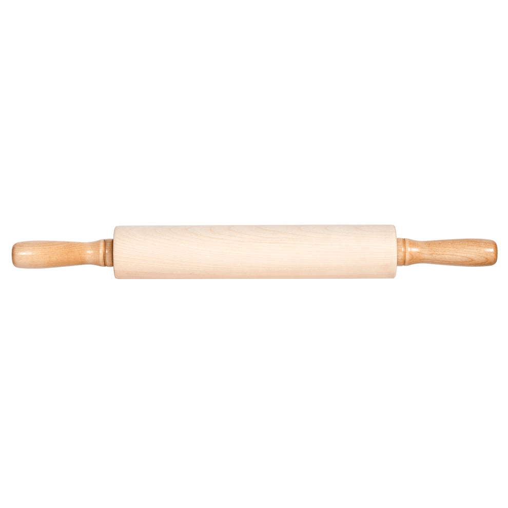 Premium J.K. Adams Gourmet Rolling Pin - Solid Hardwood Baking Tool for Pastry, Dough & Cookies - Perfect for Home Bakers & Professional Chefs