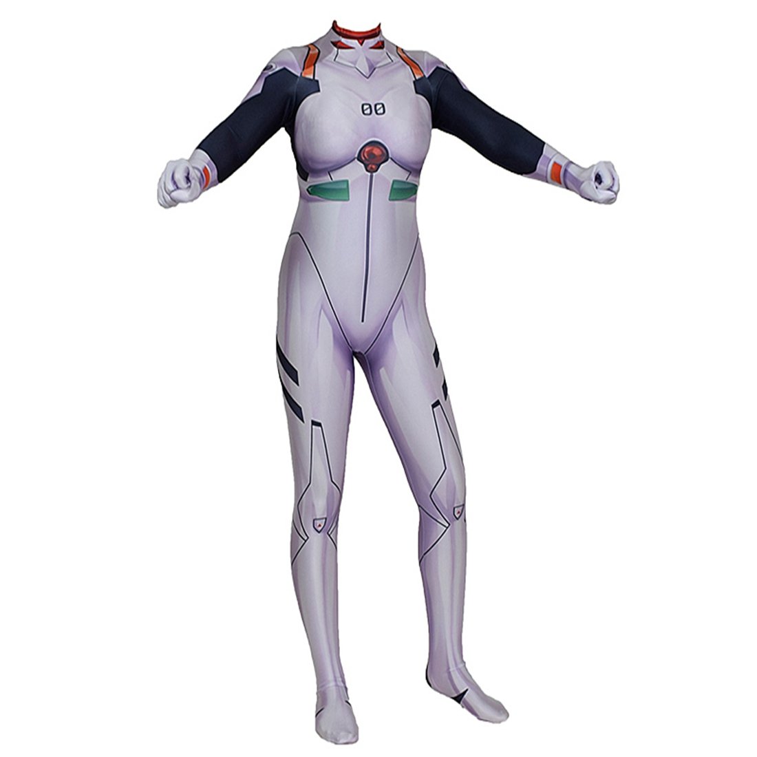 Women's Ayanami Rei Cosplay Bodysuit - Full Body Zentai Costume for Anime Conventions & Halloween Cosplay
