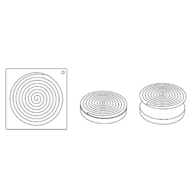 Pavoni Ipnosi 160mm (6.3 inch) Spiral Top Silicone Mold - Perfect for Baking, Chocolate Making, and DIY Crafts