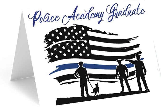 Red Door Inspirations Graduation Greeting Cards - Fire Academy, Police Academy & Law School Graduation Cards with Envelopes | Perfect for Graduation Ceremonies, Congratulations Gifts & Celebratory Occasions