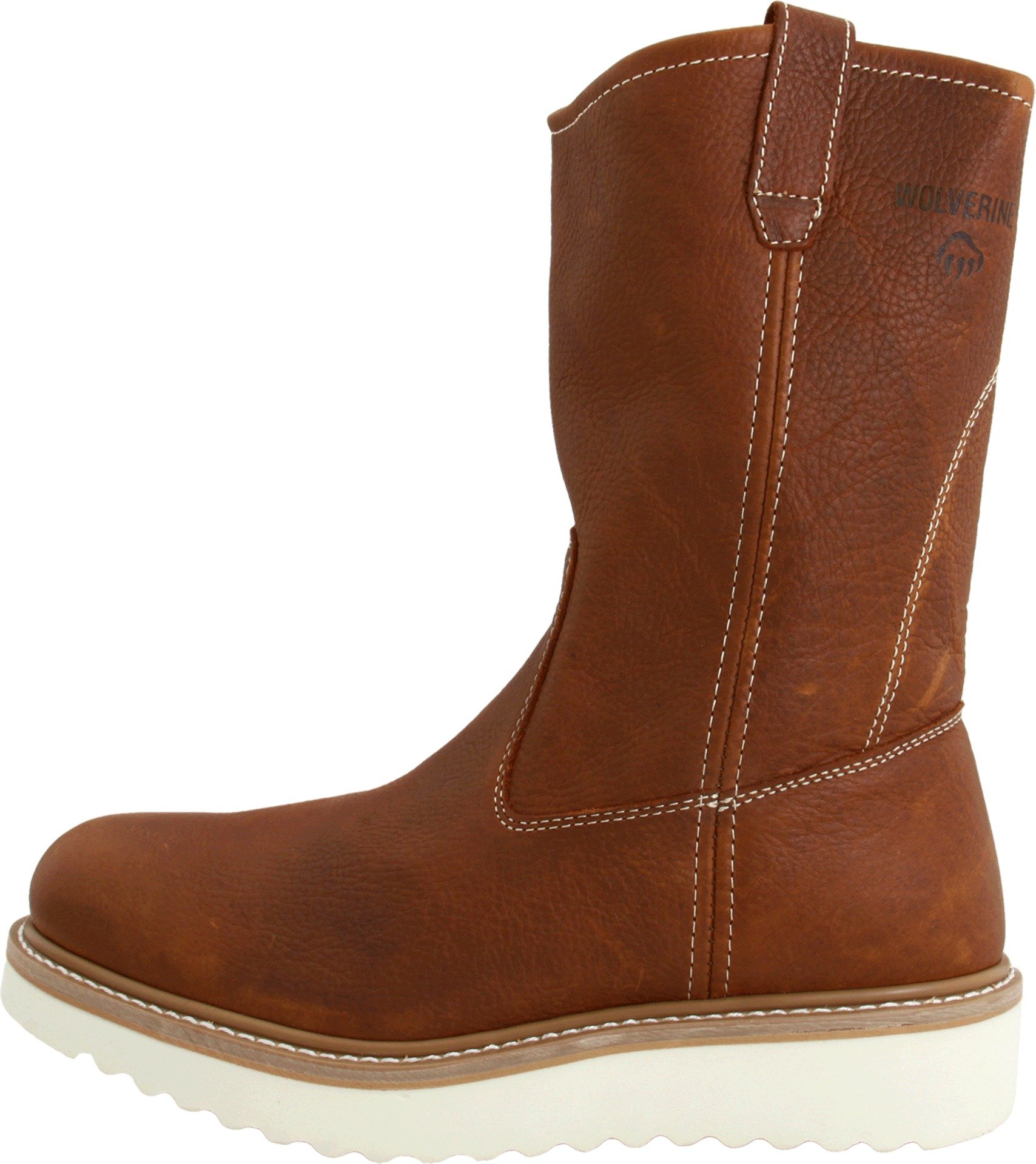 Wolverine Men's Wellington Work Boot - Durable Steel Toe, Waterproof & Slip-Resistant for Construction, Farming & Outdoor Work