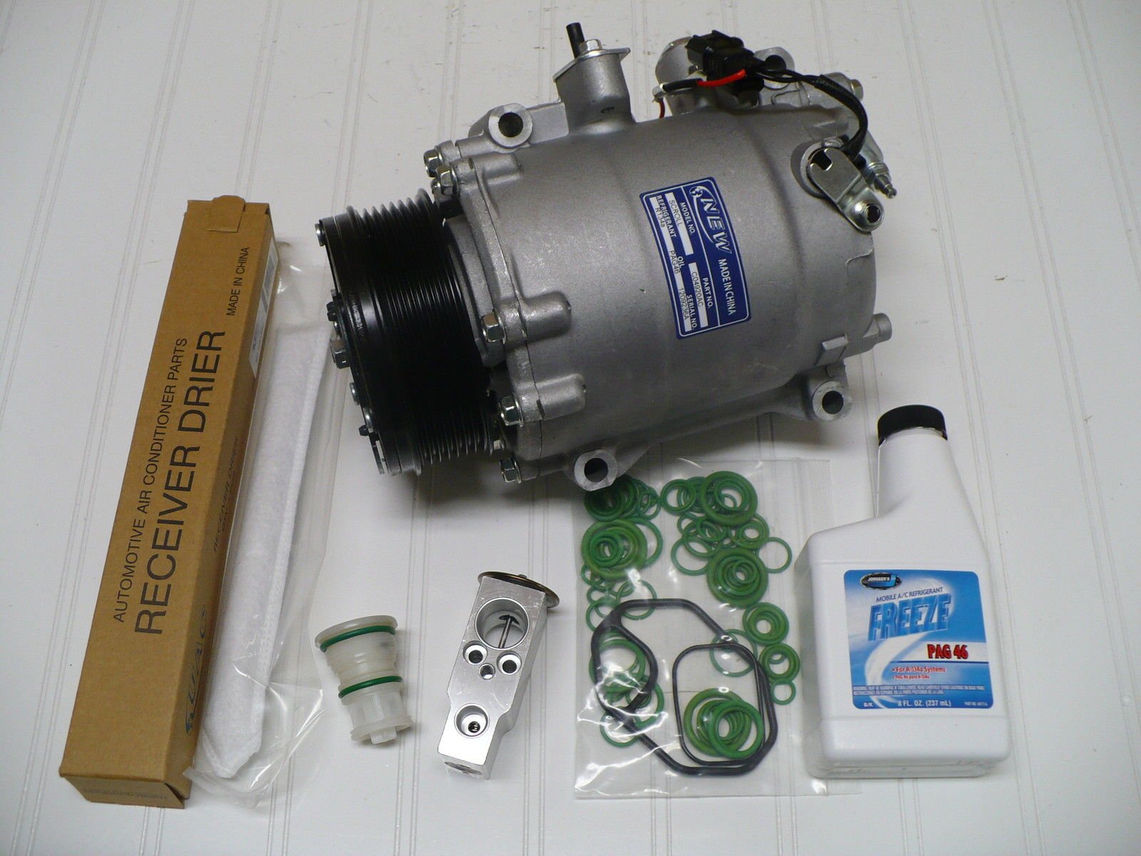 New A/C Compressor Kit for 2007-2015 Honda CR-V & 2012-2014 Honda Si Coupe - OEM Replacement Part - Perfect for Summer Cooling & Auto AC Repair