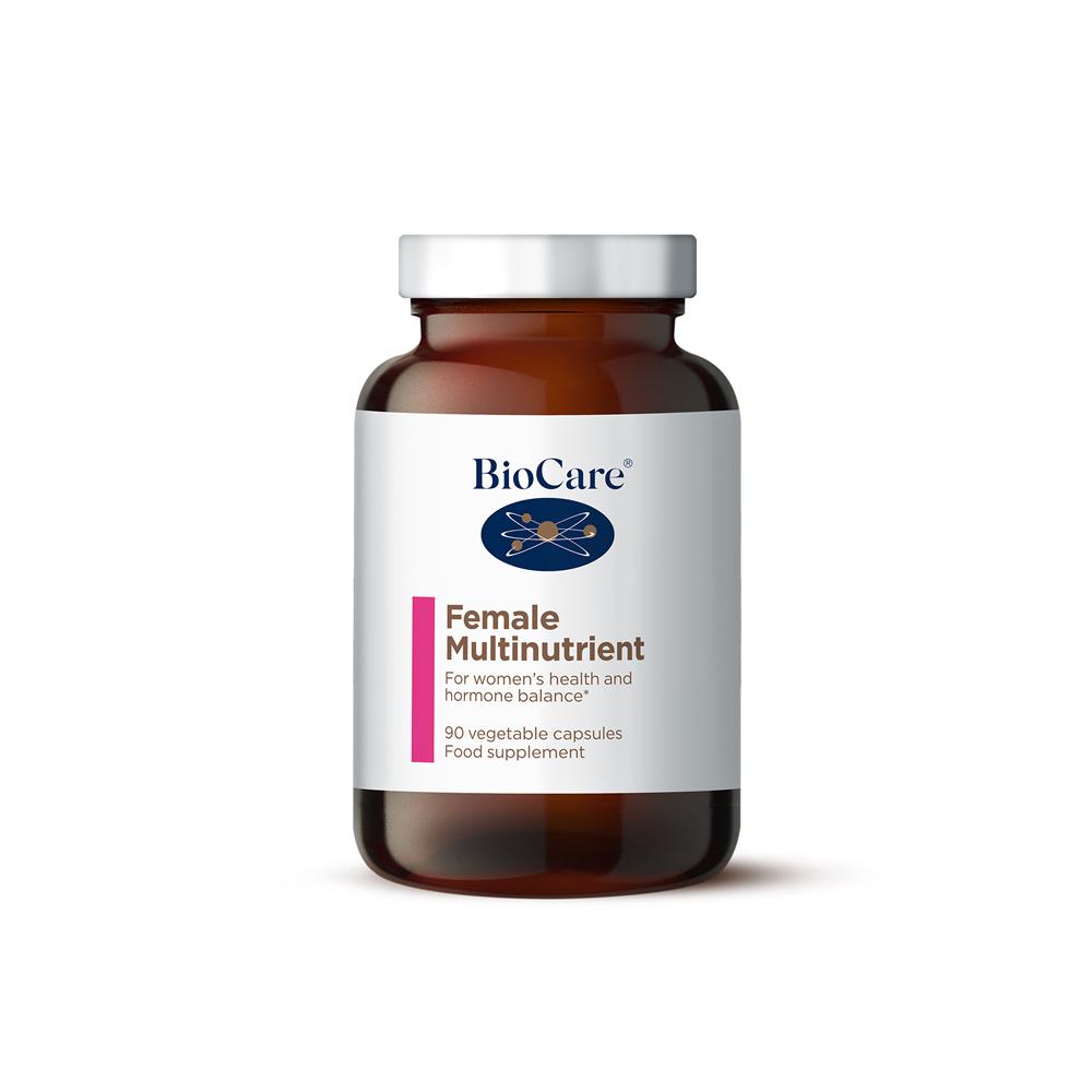 Biocare Female Multivitamin - 90 Capsules for Women's Daily Health Support | Immune Boost, Energy & Hormone Balance | Perfect for Active Lifestyles & Wellness Routines