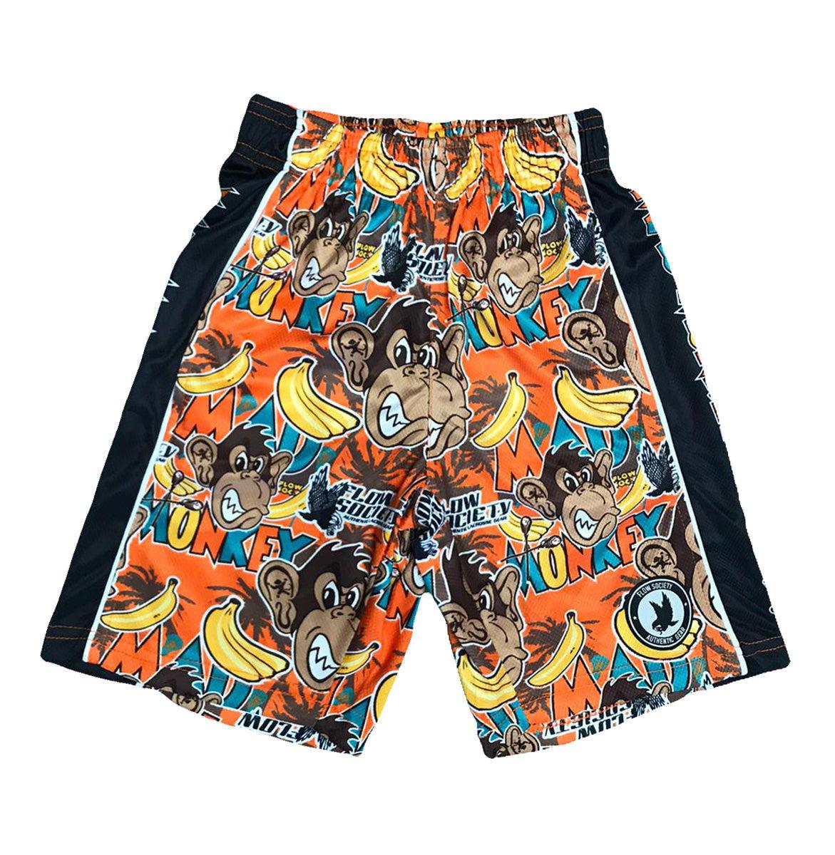 Boys' Mad Monkey Attack Shorts - Fun & Comfortable Kids' Activewear for Playtime, Sports & Outdoor Adventures