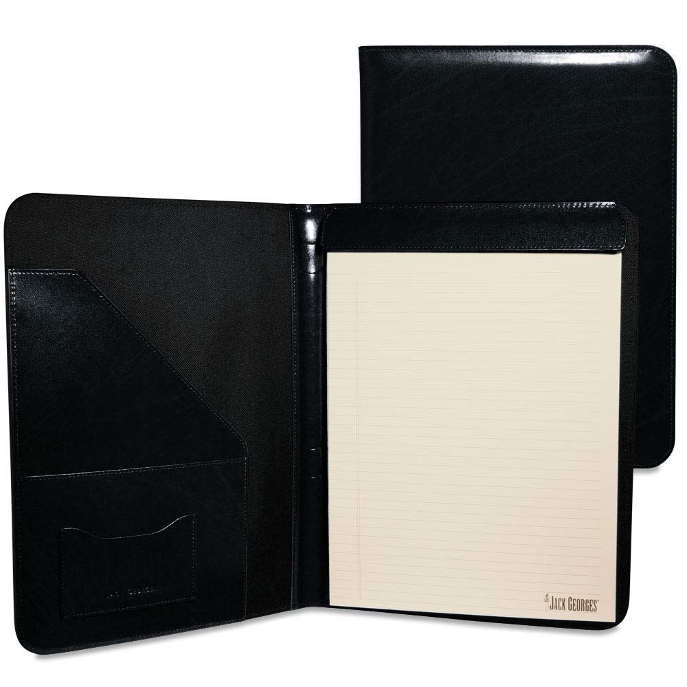 Elements #4111 Black Letter Size Writing Pad Cover - Premium Protection for Office, School, and Home Use