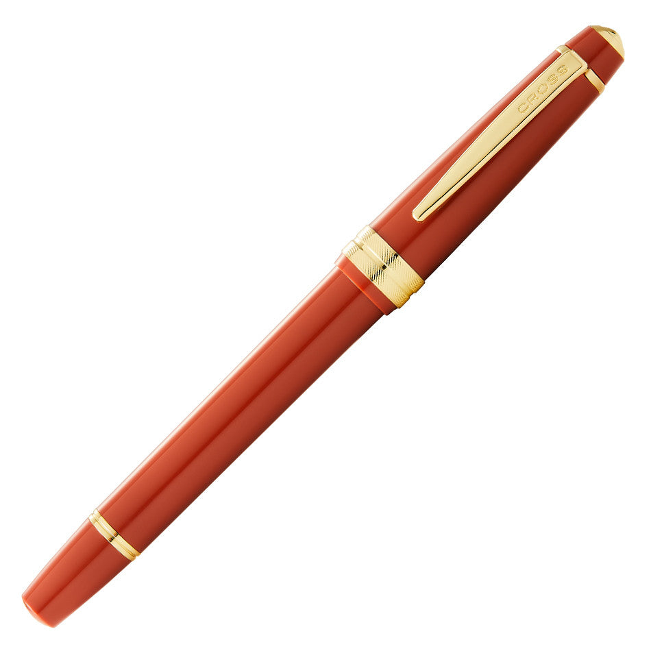 Cross Bailey Light Rollerball Pen - Amber Barrel with Gold Trim - Premium Writing Instrument for Office, School & Gift Giving