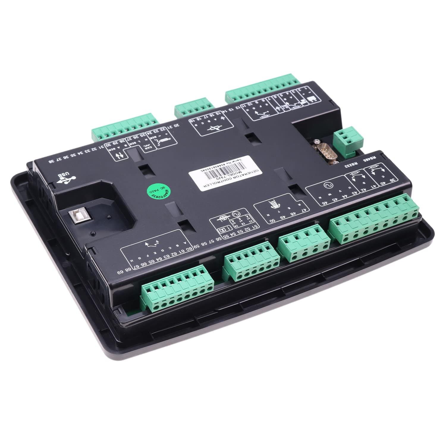 Deep Sea 7320 Generator Auto Start Control Module - DSE7320 Compatible Replacement Controller Panel for Genset - Perfect for Power Backup Systems & Emergency Generator Control
