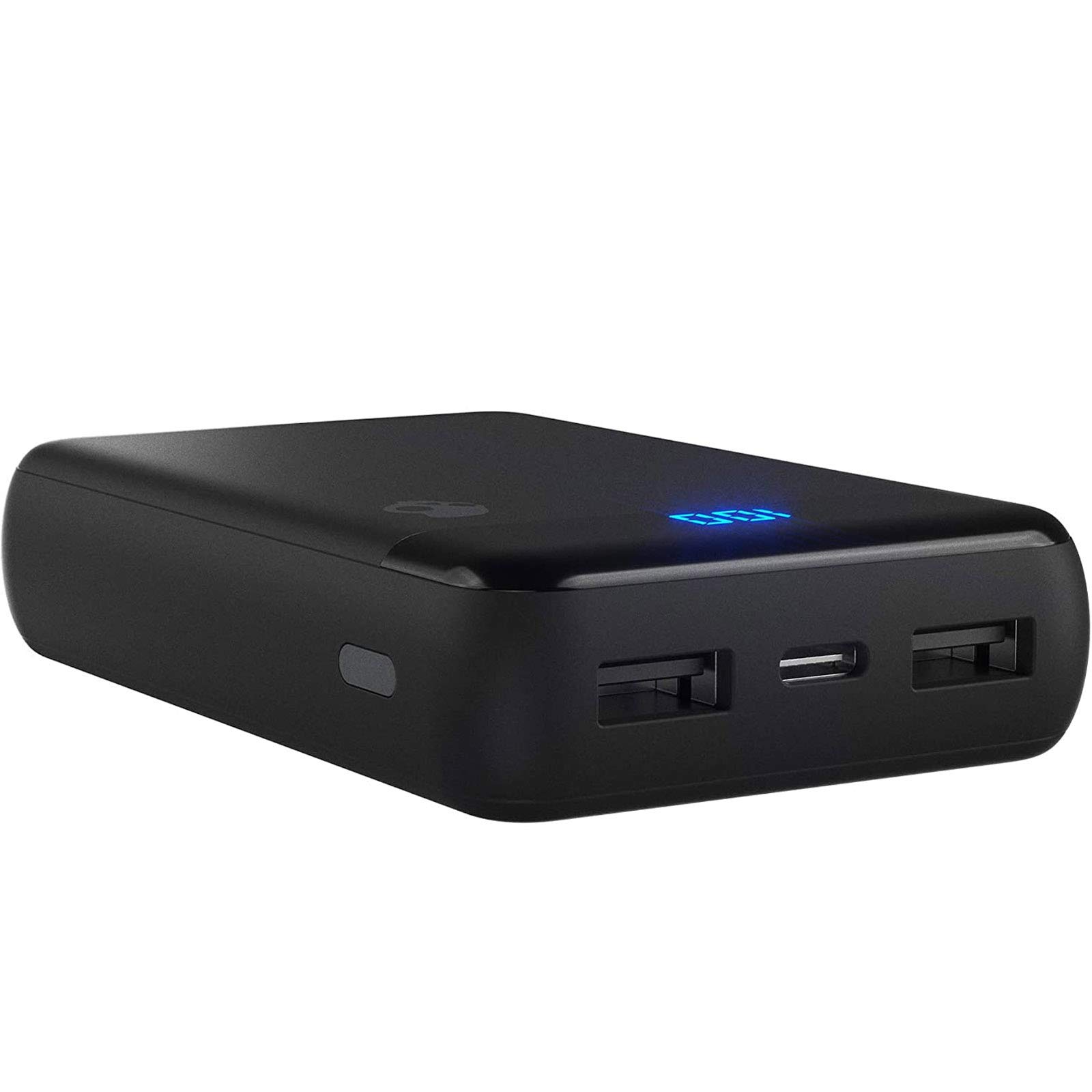Skullcandy Stash Fuel 10,000mAh Portable Charger - Fast Charging Power Bank for iPhone, Android & USB Devices | Compact & Lightweight Travel Charger | Perfect for Travel, Camping & Emergency Power Backup - Black