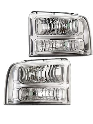 Clear lens Chrome Housing Clear Reflector