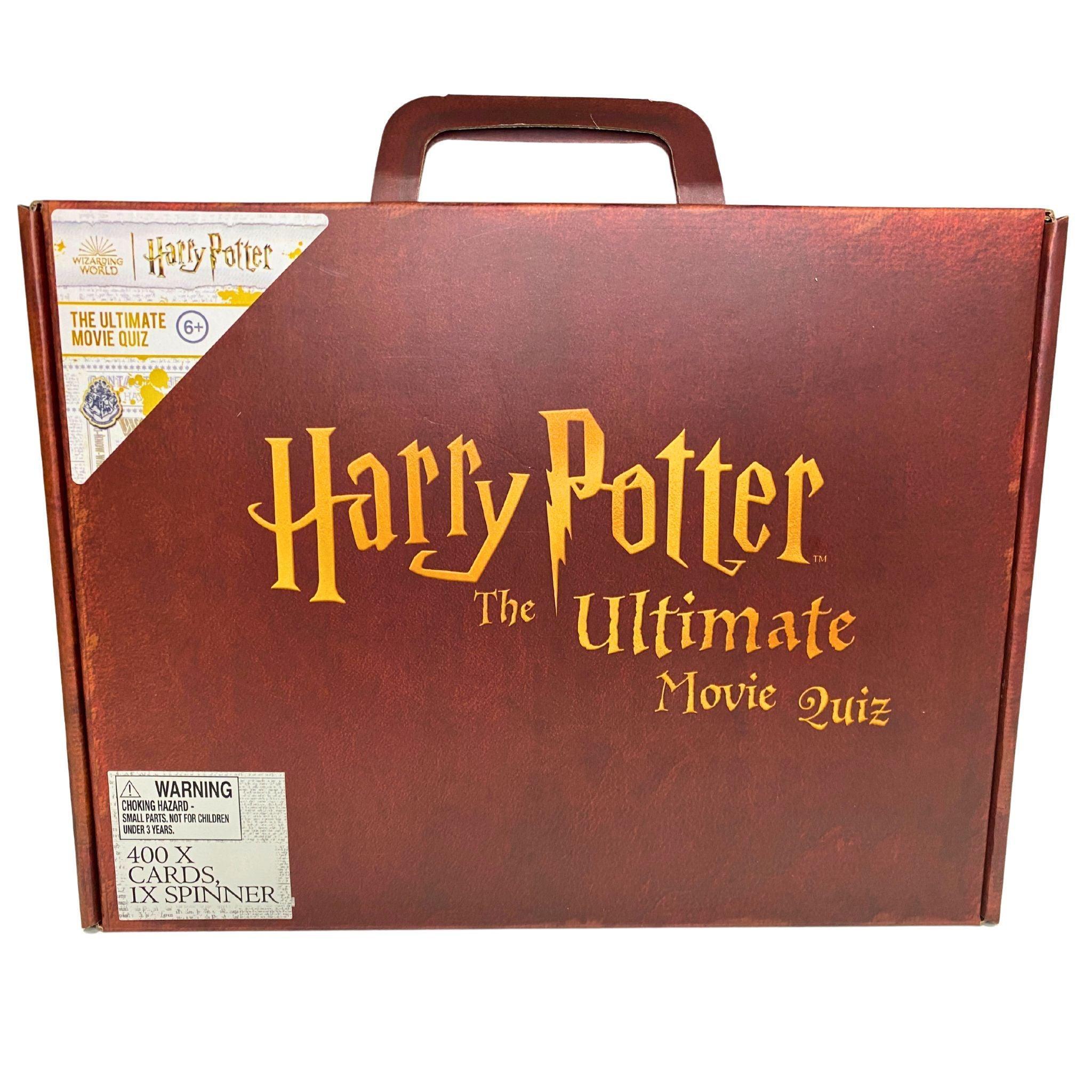 Harry Potter Ultimate Movie Trivia Game - 400 Question Cards & Spinner (15-Piece Set) | Fun Family Game Night & Party Entertainment