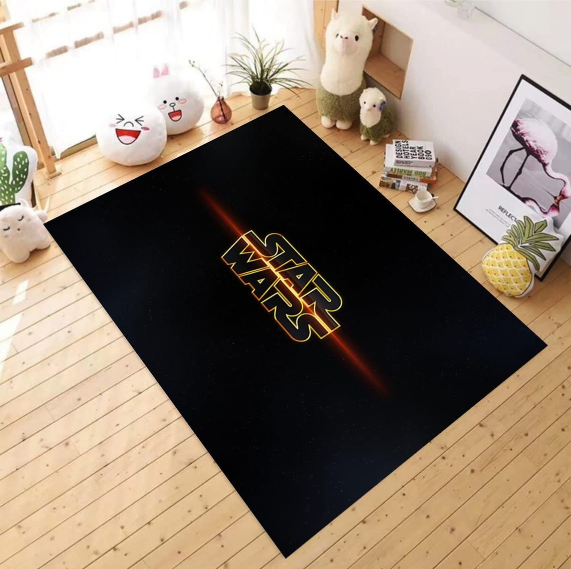 Movie Character Area Rugs 3x5 4x6 5x8 5.2x9 ft - Soft Non-Slip Living Room & Bedroom Rug - Home Decor Gift for Movie Lovers - Perfect for Themed Rooms, Man Caves & Movie Nights