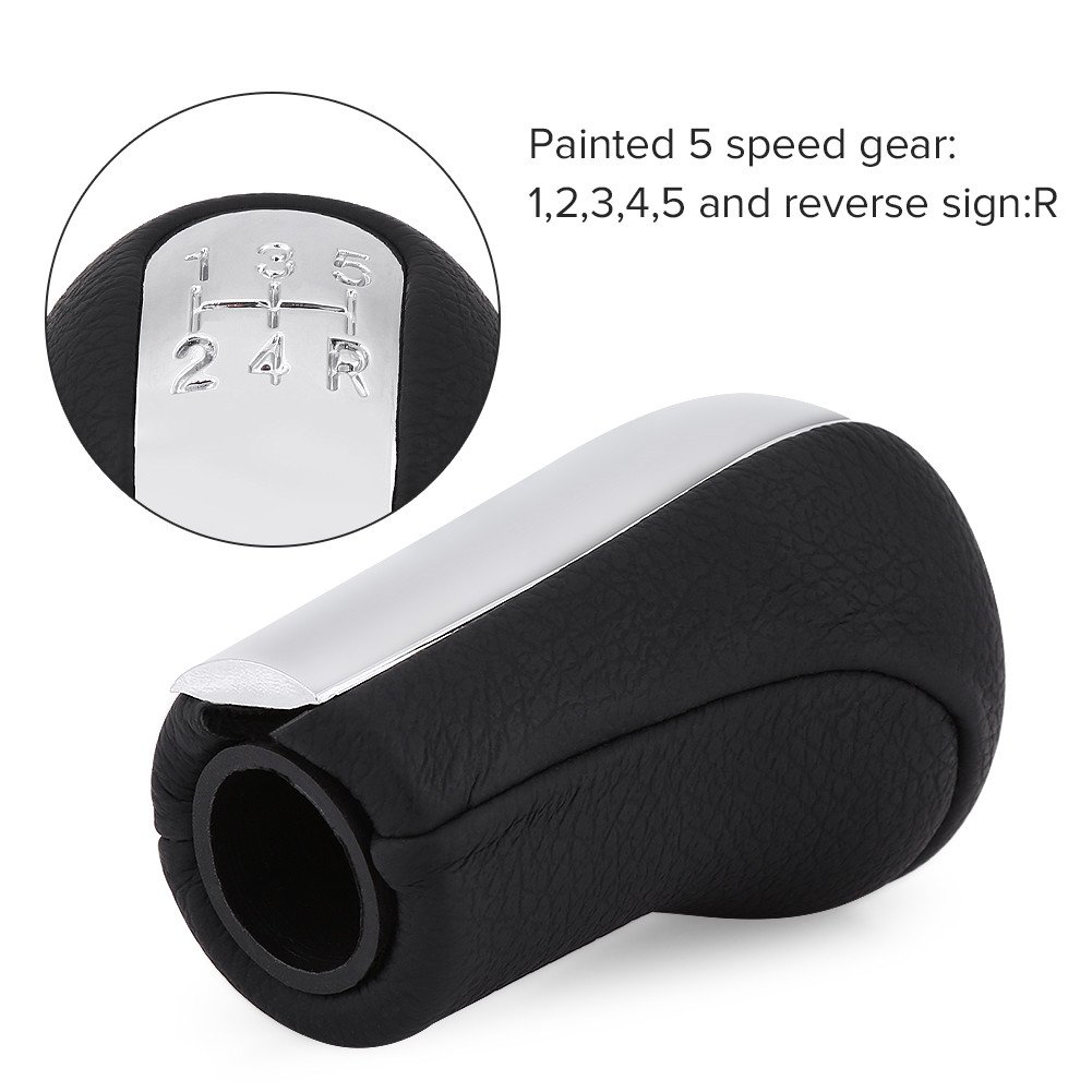 5-Speed Car Gear Shift Knob Head - Universal Manual Transmission Shifter Replacement for Smooth Gear Shifting - Perfect for Racing, Daily Driving & Car Interior Upgrades