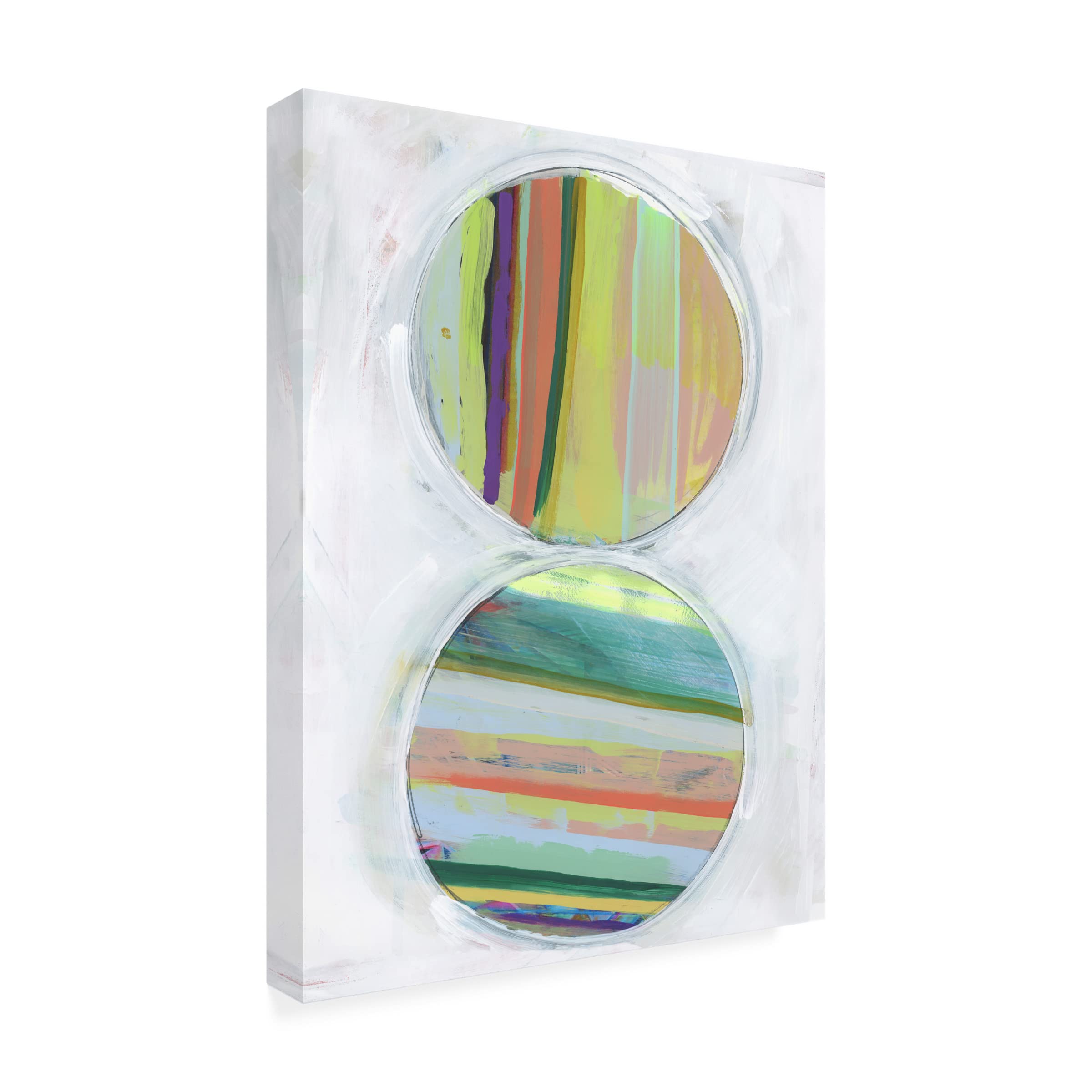 Bellissimo Art 'Art in Whites IV' Premium Canvas Wall Art Print - 24x32 Inches - Modern Home & Office Decor for Living Room, Bedroom, or Gallery Display