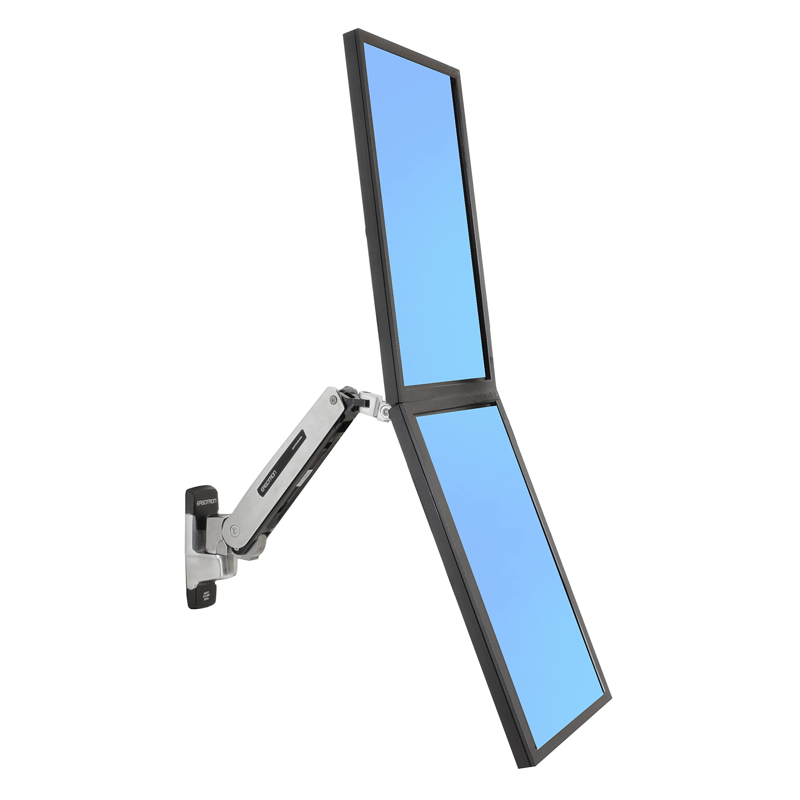 Ergotron Dual Monitor Mount with Handle Kit - Adjustable VESA Mount for 13-27
