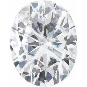 8x6 mm GH Oval Faceted Stuller Created Moissanite™ – Perfect for Engagement Rings, Wedding Bands & Fine Jewelry