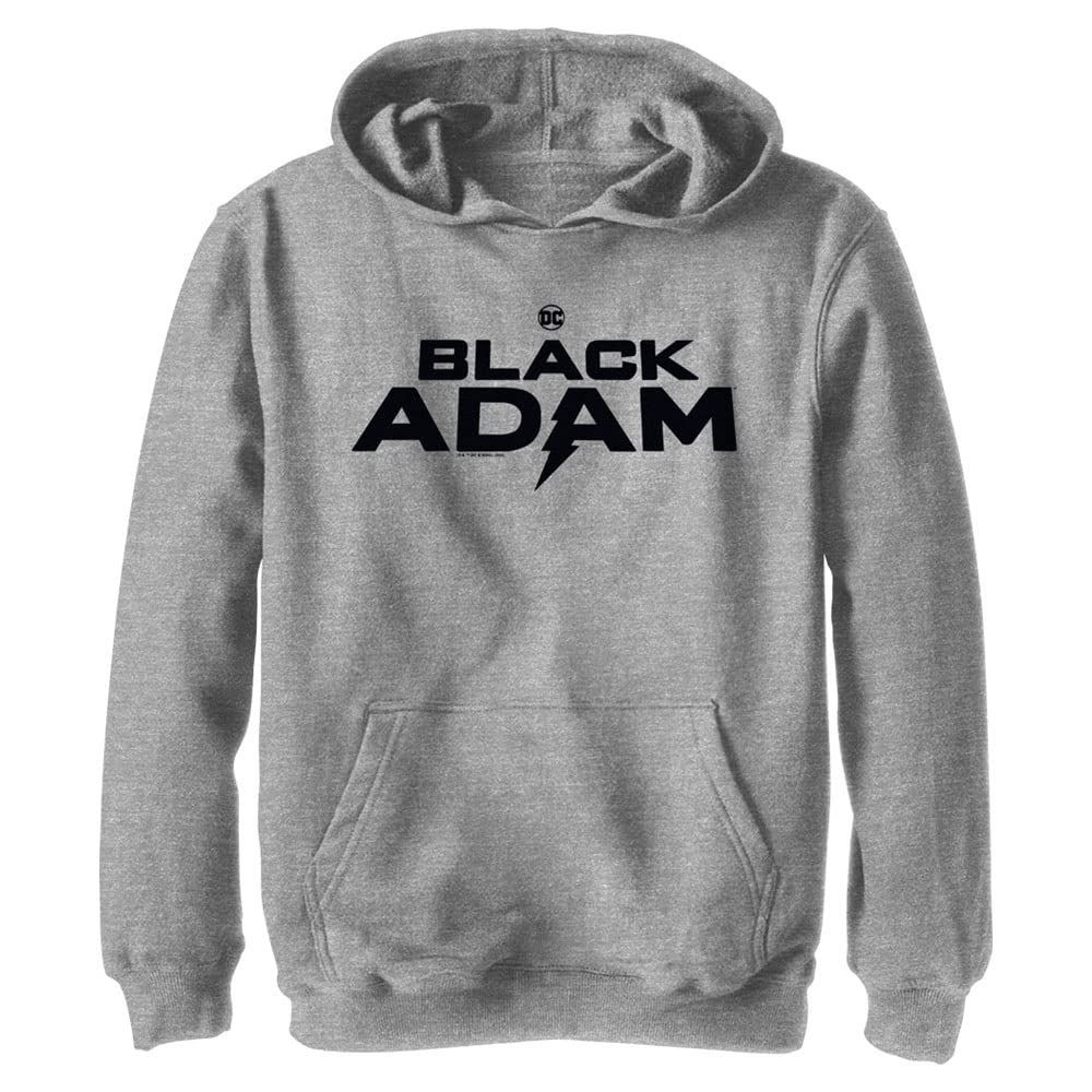 DC Comics Kids' Black Adam Hoodie - Official Superhero Costume & Casual Wear for Halloween, Cosplay, and Everyday Fashion