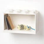 LEGO Storage Shelf - 8 Stud White Organizer for LEGO Bricks & Toys - 30% Off - Perfect for Kids' Room, Playroom & Toy Organization