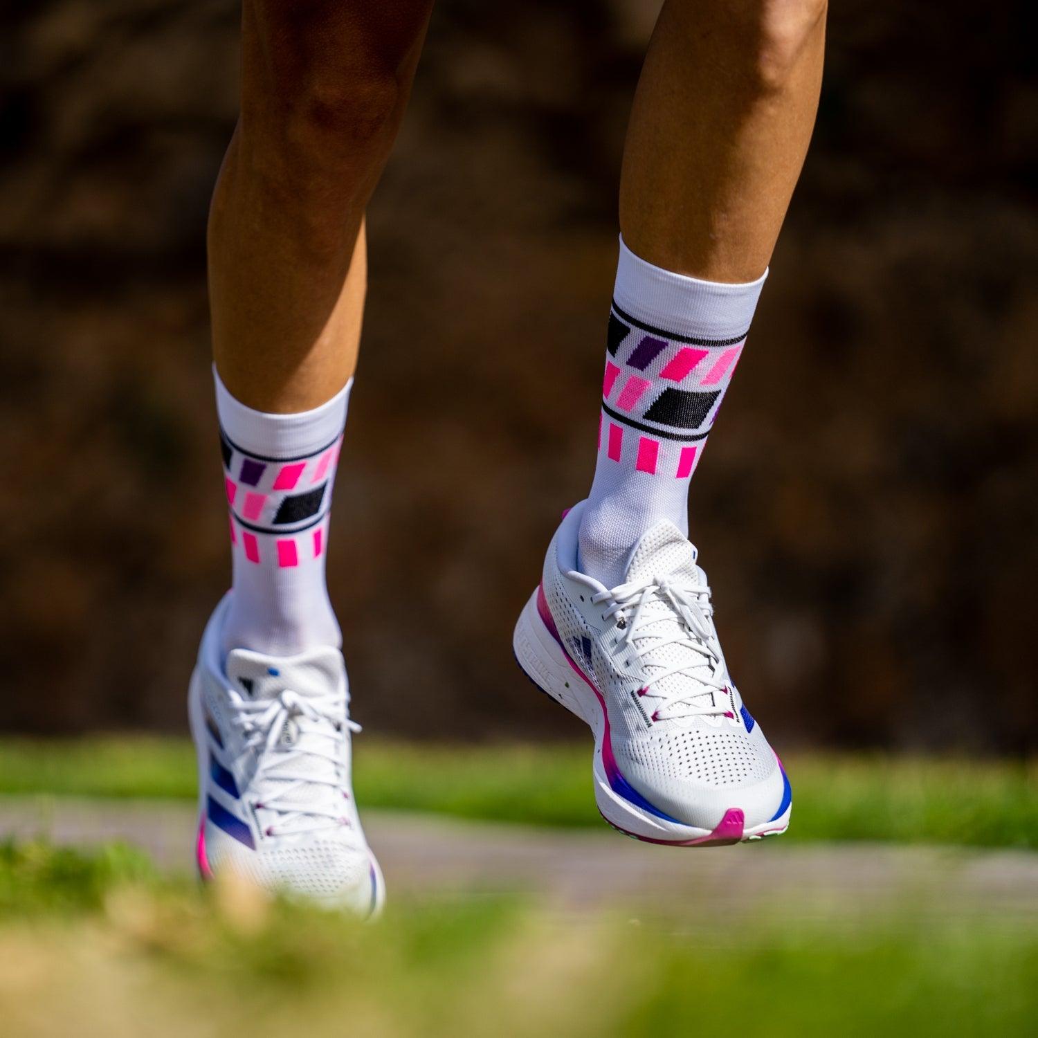 Breathable & Cushioned Sporcks Trace Running Socks for Men & Women - Moisture Wicking Athletic Socks for Marathon, Jogging & Workout - Perfect for Running, Gym & Outdoor Sports