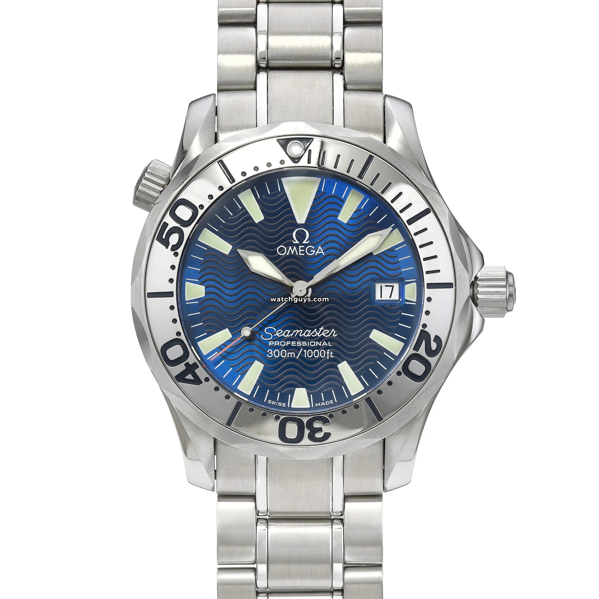 Omega Seamaster 196.1641 Blue Dial Men's Watch - Luxury Automatic Diver for Swimming, Diving & Formal Occasions