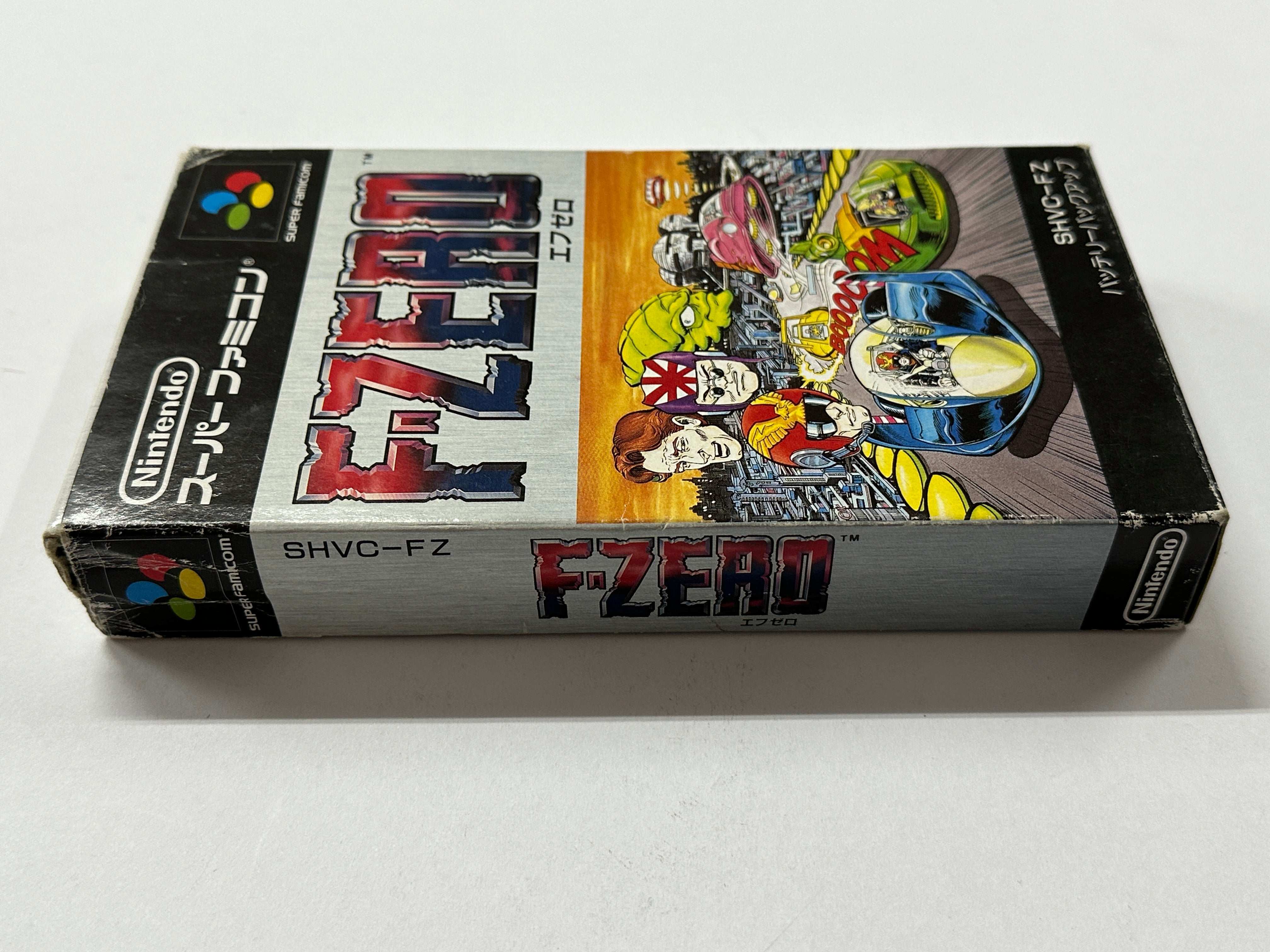 F-Zero NTSC-J Complete in Box - Classic Racing Game for Nintendo, Perfect for Retro Gaming Enthusiasts & Collectors