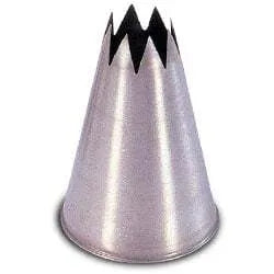 Open Star Pastry Tip - Professional Stainless Steel Baking Decorating Nozzle for Cakes, Cupcakes & Cookies - Perfect for Birthday, Wedding & Holiday Desserts