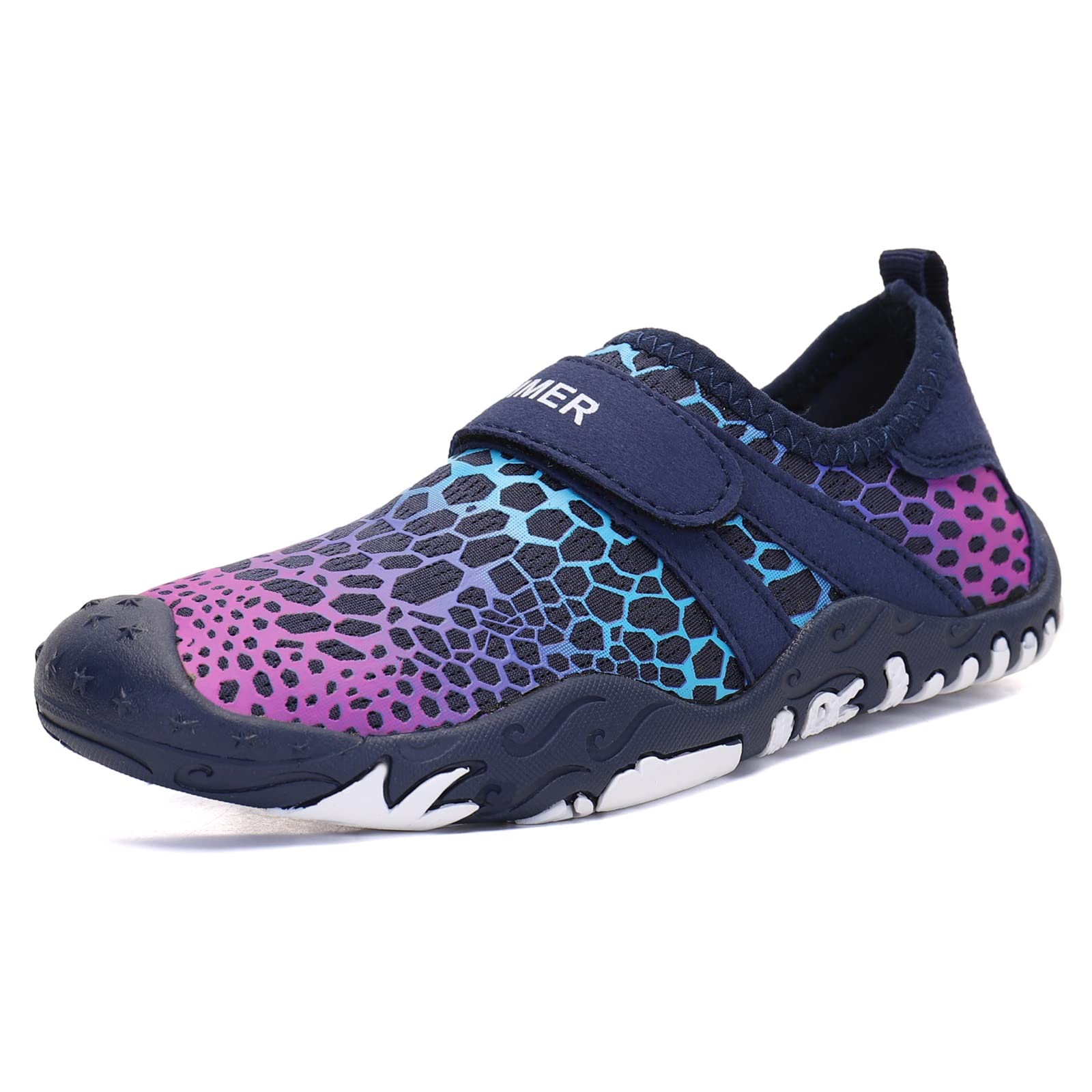 **Lymeral Kids Water Shoes for Boys & Girls - Lightweight, Comfortable, Quick-Dry Sport Shoes for Toddlers & Kids (Purple, Size 36) - Perfect for Beach, Pool, and Outdoor Activities**
