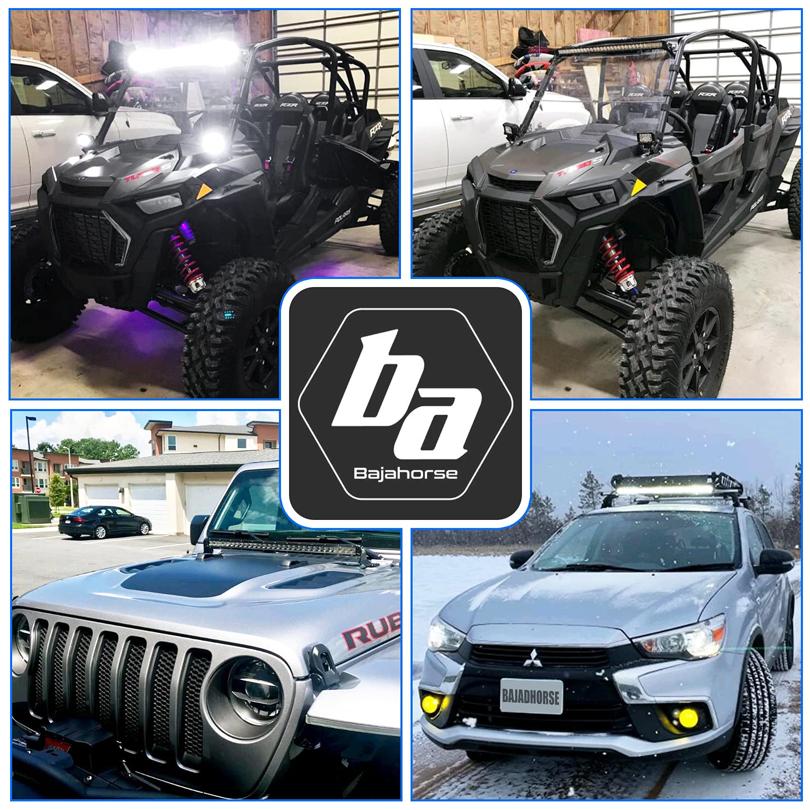 42 Inch LED Light Bar - 40,000LM Single Row Flood Spot Combo Beam for Offroad, Work, Driving - Waterproof Fog Light Strip for Pickup, SUV, ATV, UTV, 4x4, Truck (Roof/Bumper Mount) - Perfect for Night Off-Roading, Work Sites & Marine Use