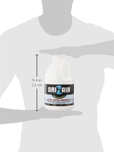 Dri-Z-Air DZA-60 60-Ounce Moisture Absorber Refill Crystals | Dri-Z-Air DZA-26 Dehumidifier Refill Pack | High-Efficiency Moisture Control for Closets, Basements & RVs