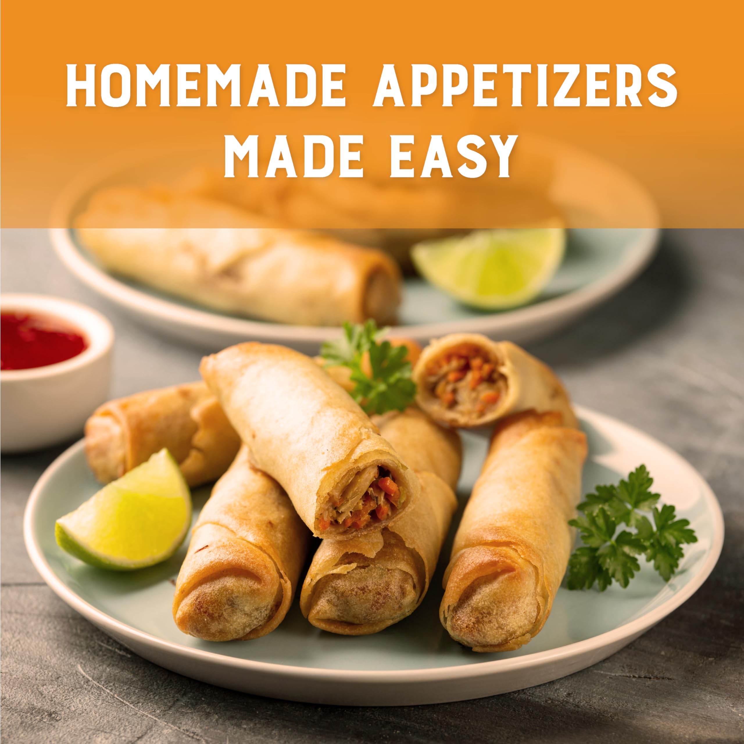 Gluten-Free Egg Roll & Wonton Wrapper Mix - 11oz for Frying & Steaming - Perfect for Asian Appetizers