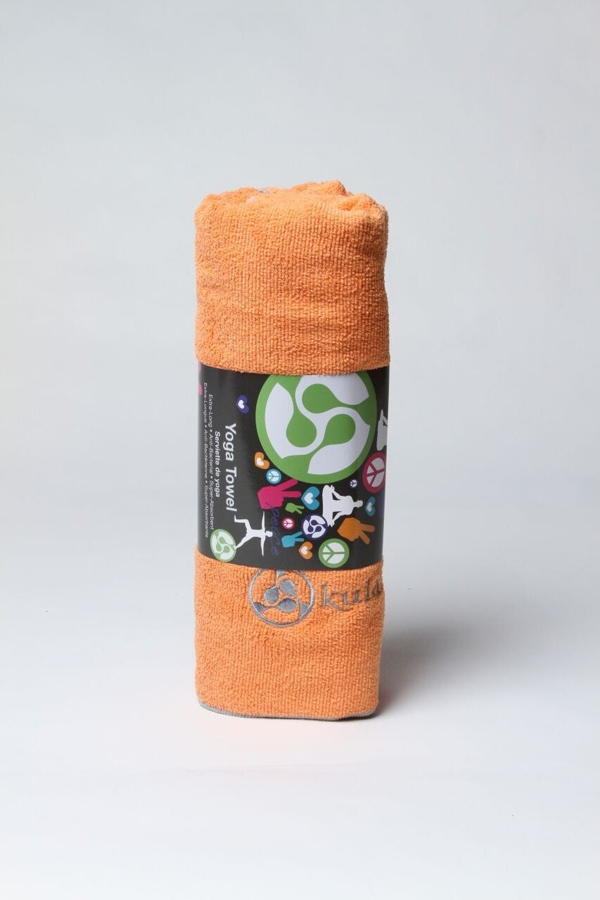 Premium Non-Slip Kulae Yoga Towel - Extra Grip for Hot Yoga, Pilates & Workouts - Quick Dry & Eco-Friendly for Gym, Studio & Home Fitness