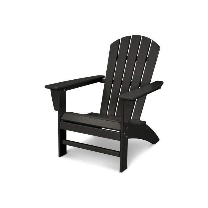Durable POLYWOOD Nautical Adirondack Chair - All-Weather Outdoor Furniture for Patio, Poolside & Beach Relaxation