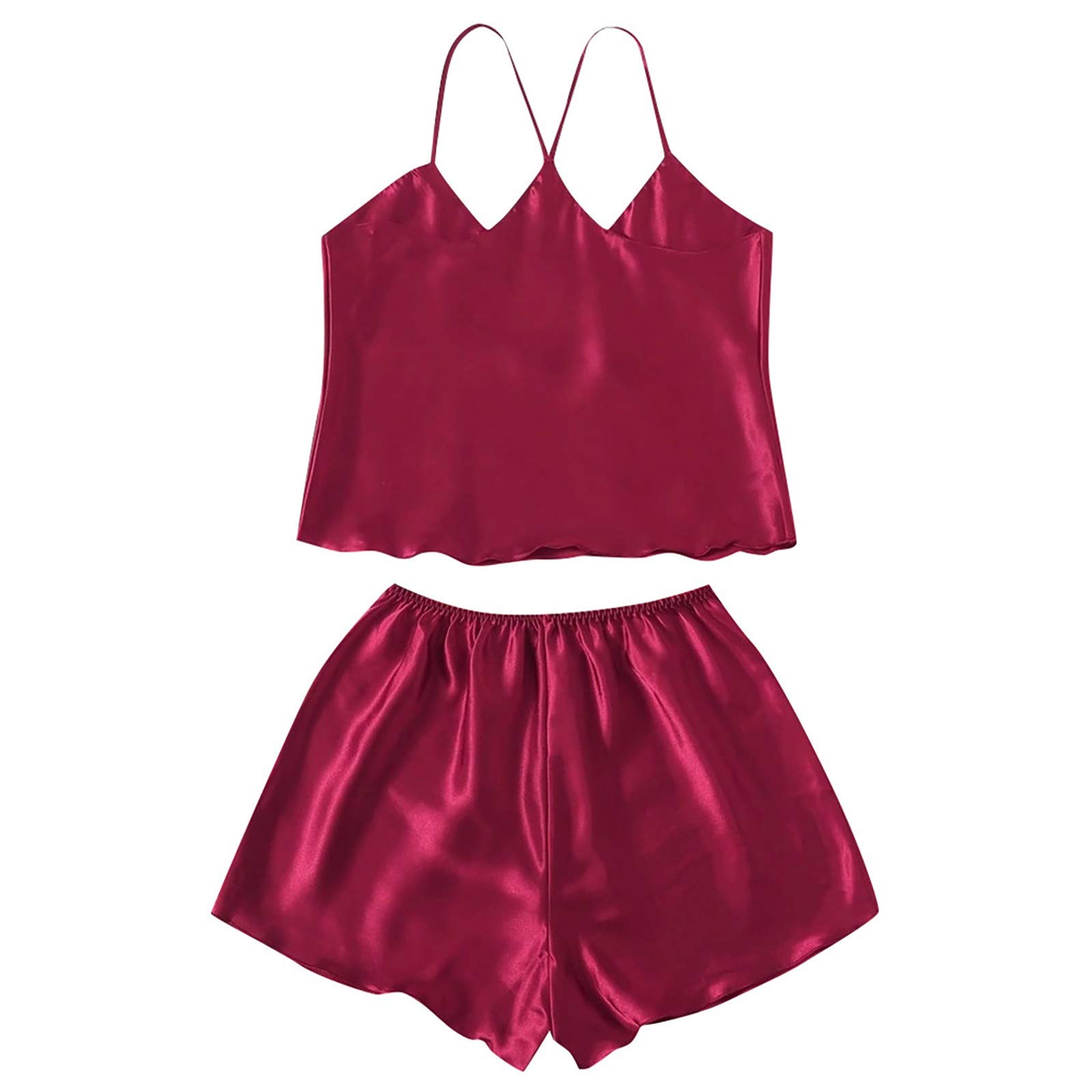 **CofeeMO Women's Silk Lingerie Set - Sexy Sling Underwear & Solid Color Pajama Nightgown for Sleep, Lounge, and Romantic Play**    (Optimized for Google SEO, includes keywords like 