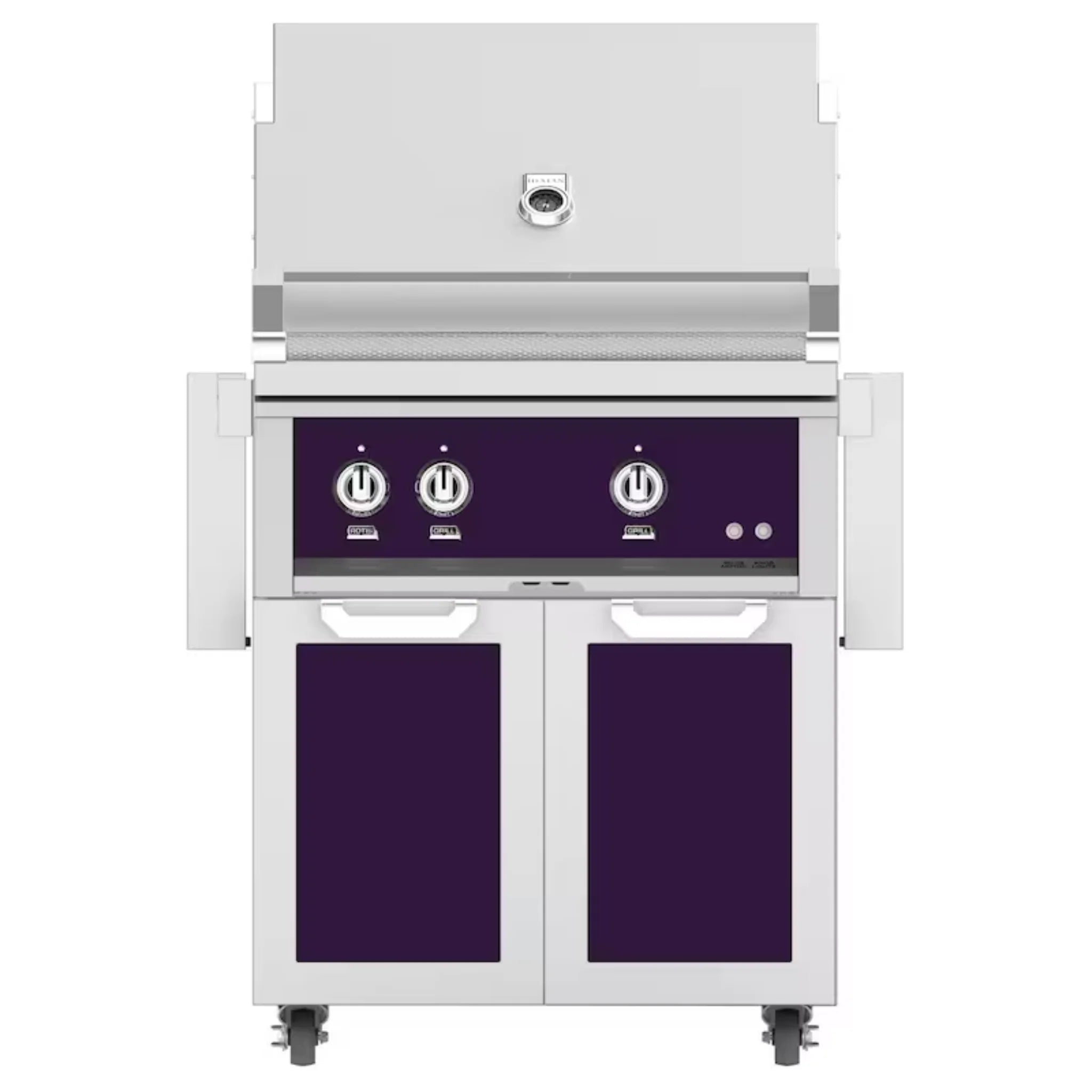 Hestan 30-Inch Freestanding Gas Grill with Double Access Doors - GBR30 GCD30 - Perfect for Outdoor Cooking, Backyard BBQs, and Patio Entertaining